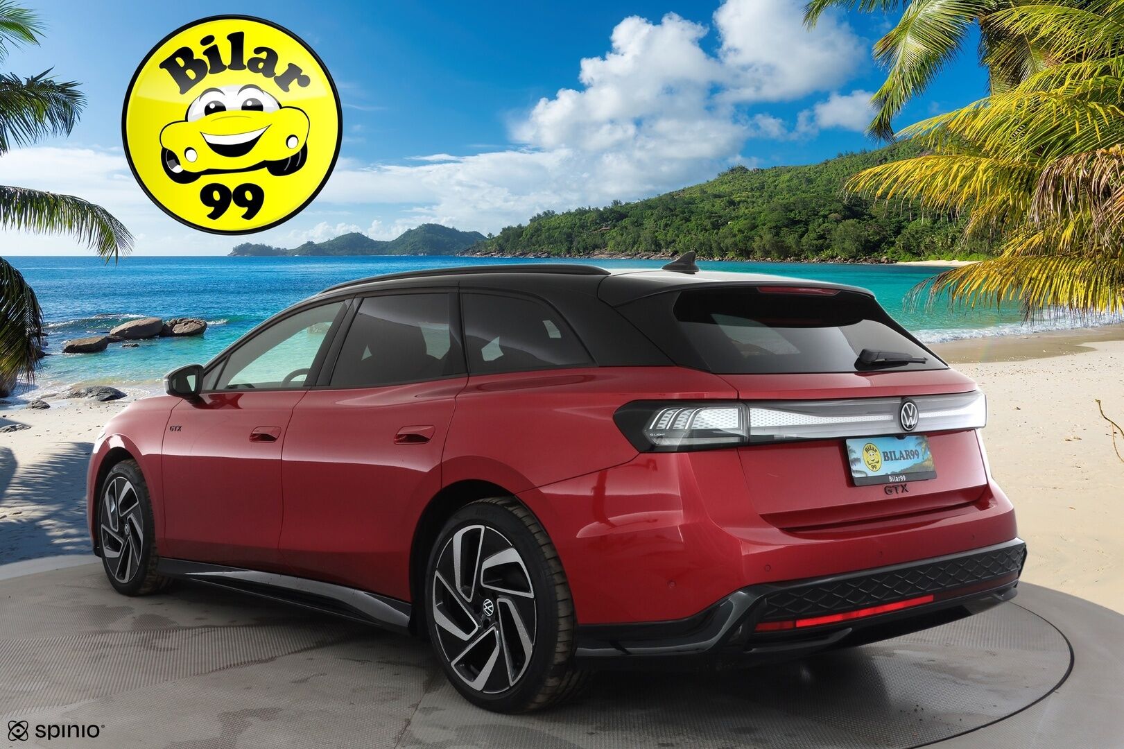 VOLKSWAGEN ID.7 2025 Tourer GTX 4Motion 250kW * ACC / HUD / H&K / Koukku / Matrix LED / 360° / ILP / Muistipenkit hieronnalla / Navi * - Kahdet renkaat aluvanteilla