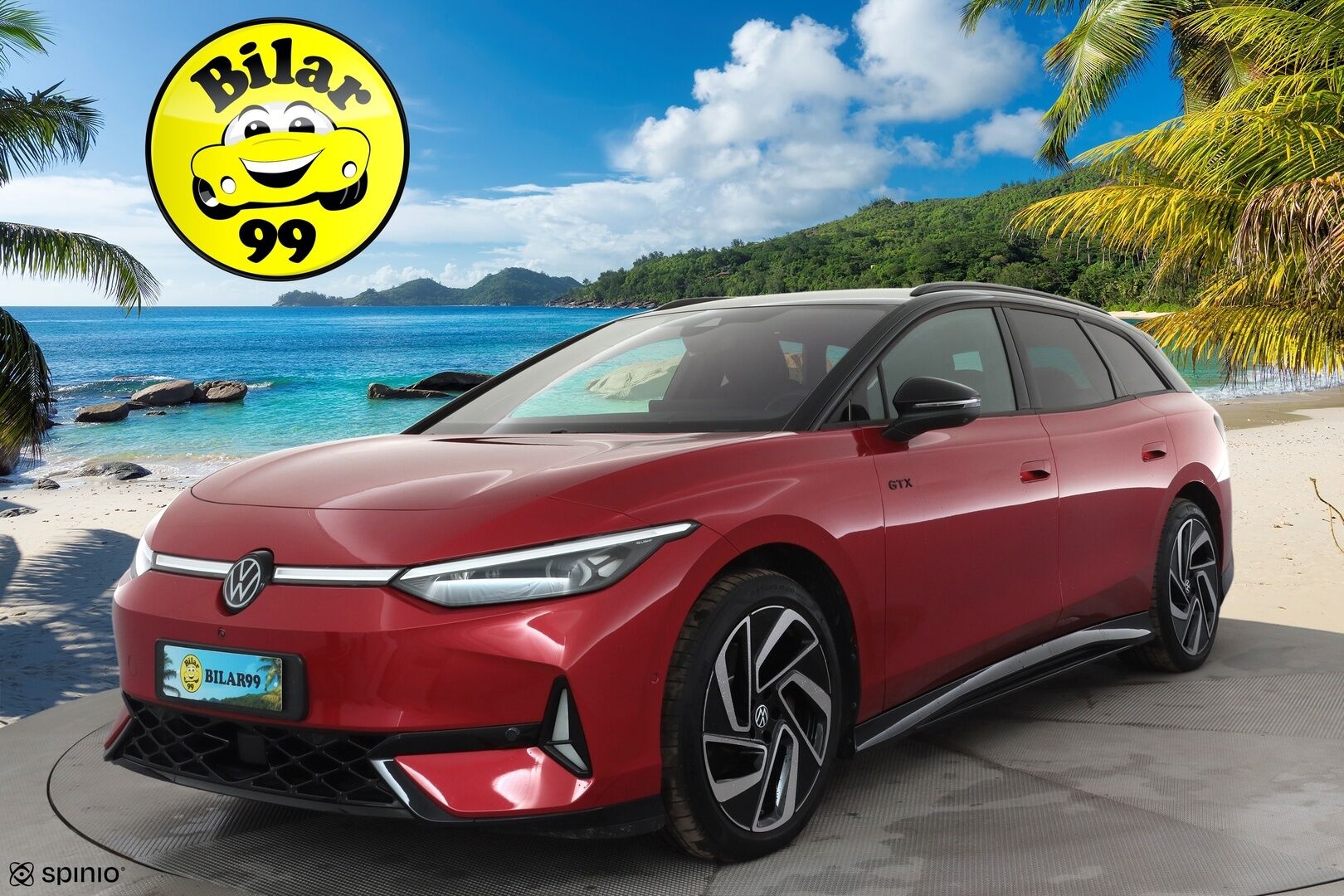 VOLKSWAGEN ID.7 2025 Tourer GTX 4Motion 250kW * ACC / HUD / H&K / Koukku / Matrix LED / 360° / ILP / Muistipenkit hieronnalla / Navi * - Kahdet renkaat aluvanteilla