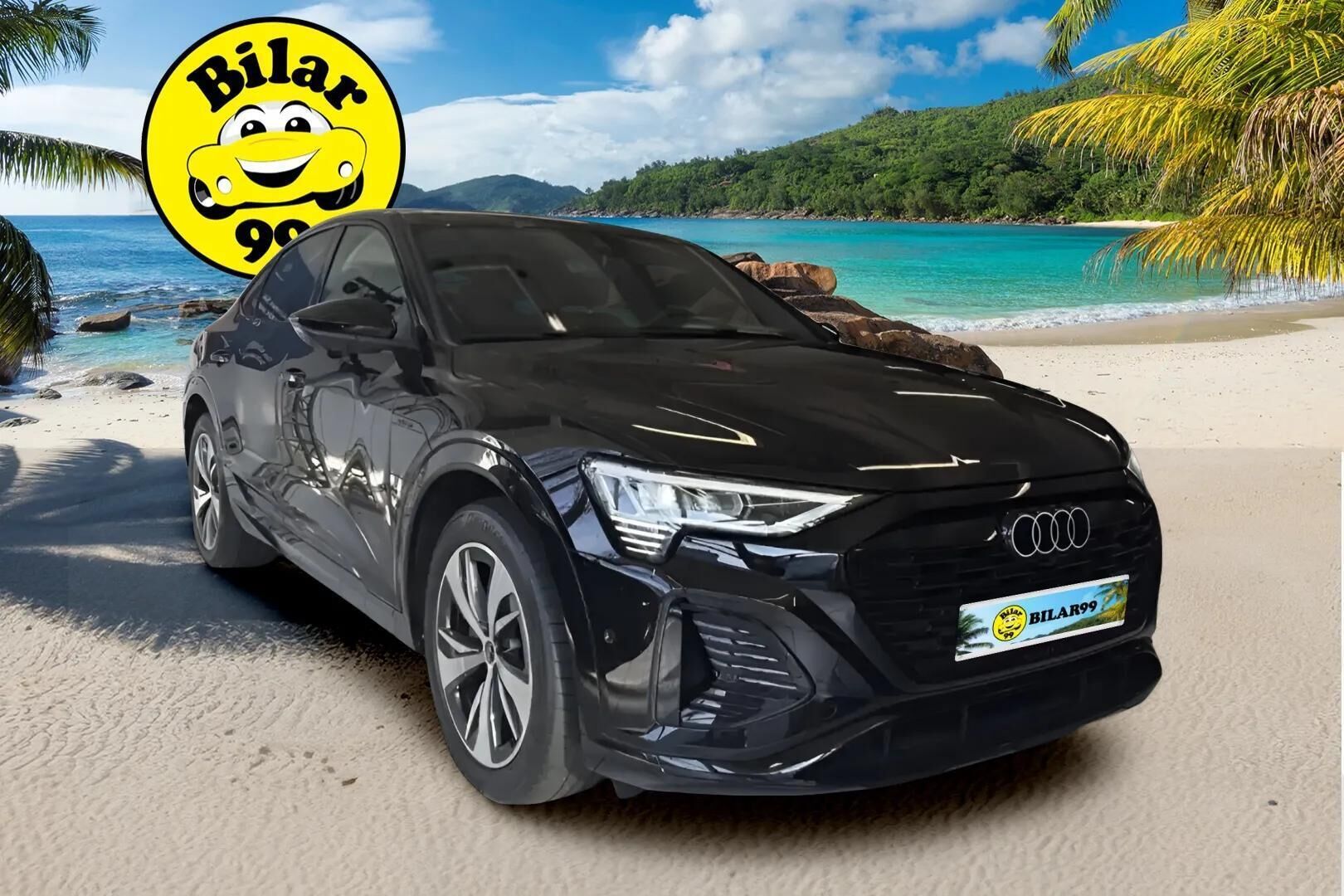 AUDI Q8 E-TRON 2024 Sportback 55 e-tron quattro S line * ACC / Muistipenkki / 360° / Koukku / Matrix LED / Keyless / Navi / Ratinlämmitin * - Akku kuntotarkastettu / Merkkihuollettu