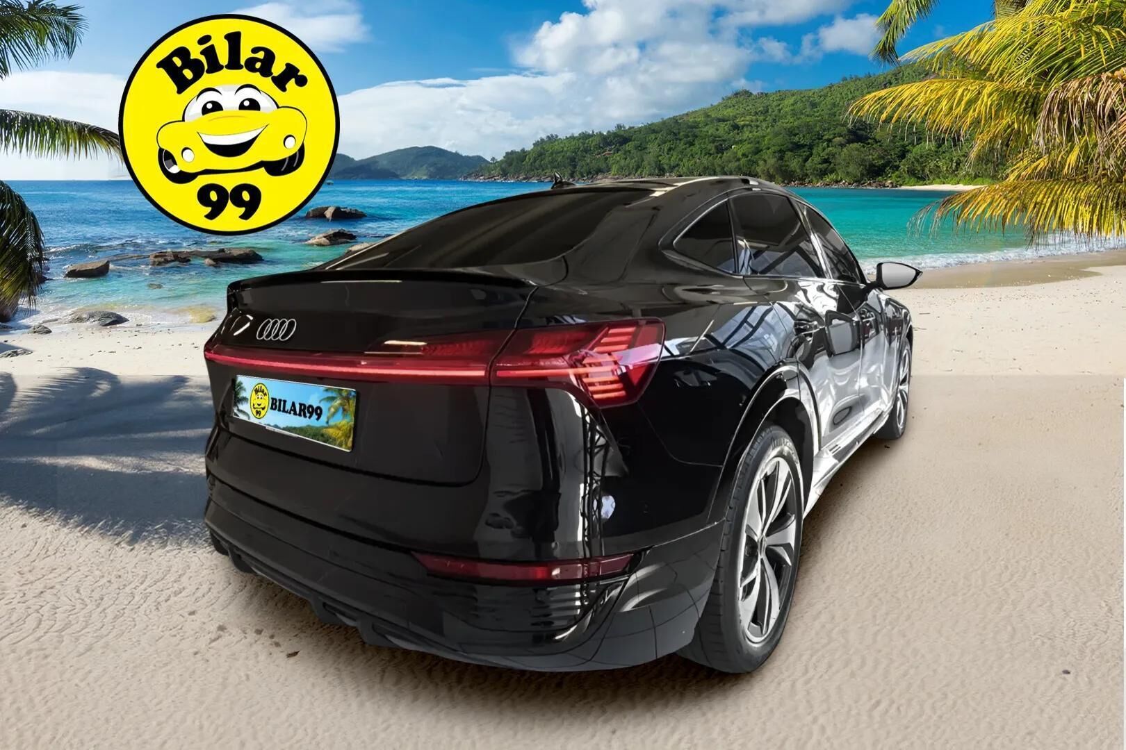 AUDI Q8 E-TRON 2024 Sportback 55 e-tron quattro S line * ACC / Muistipenkki / 360° / Koukku / Matrix LED / Keyless / Navi / Ratinlämmitin * - Akku kuntotarkastettu / Merkkihuollettu