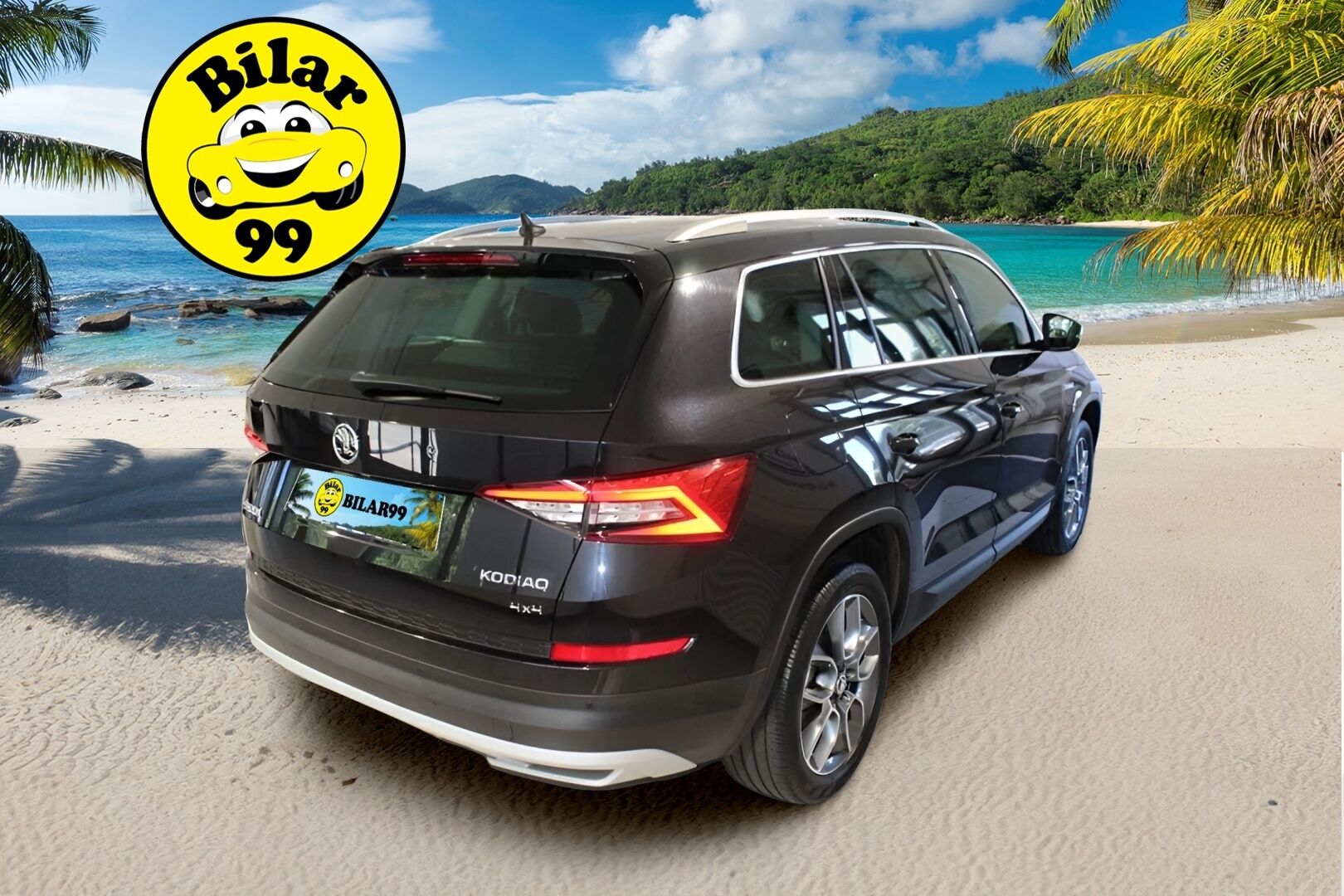SKODA KODIAQ 2019 2,0 TSI 4x4 Scout DSG Autom. ** Canton / Adapt.vakkari / Webasto / Kamera / TULOSSA ** - 3,99 % KORKOTARJOUS TÄHÄN AUTOON - Koukku / LED / Navi / Mirror Link