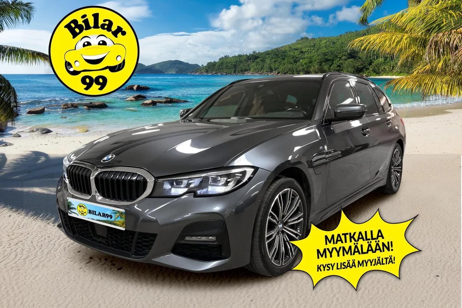 BMW 330 2021 G21 Touring 330e xDrive M-Sport ** Adapt.vakkari / P-Kamera / Koukku / LED / TULOSSA ** - 3,99 % KORKOTARJOUS TÄHÄN AUTOON - Navi / Ratinlämmitin / 2x vanteet