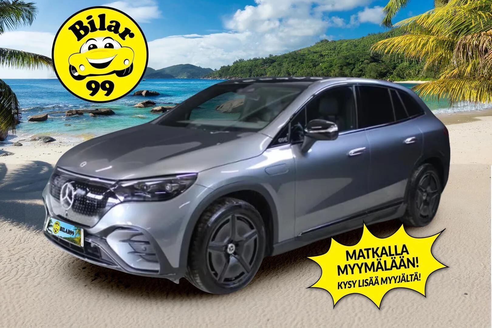 MERCEDES-BENZ EQE SUV 2023 350 4Matic AMG / Koukku / DTR+Q / ILP / Burmester / Muistipenkit / 360°-kamera / HUD / Ilma-alusta / TULOSSA! / - Digital-LED / - HULLUT VÄLIPÄIVÄT KORKOTARJOUS 2,49%