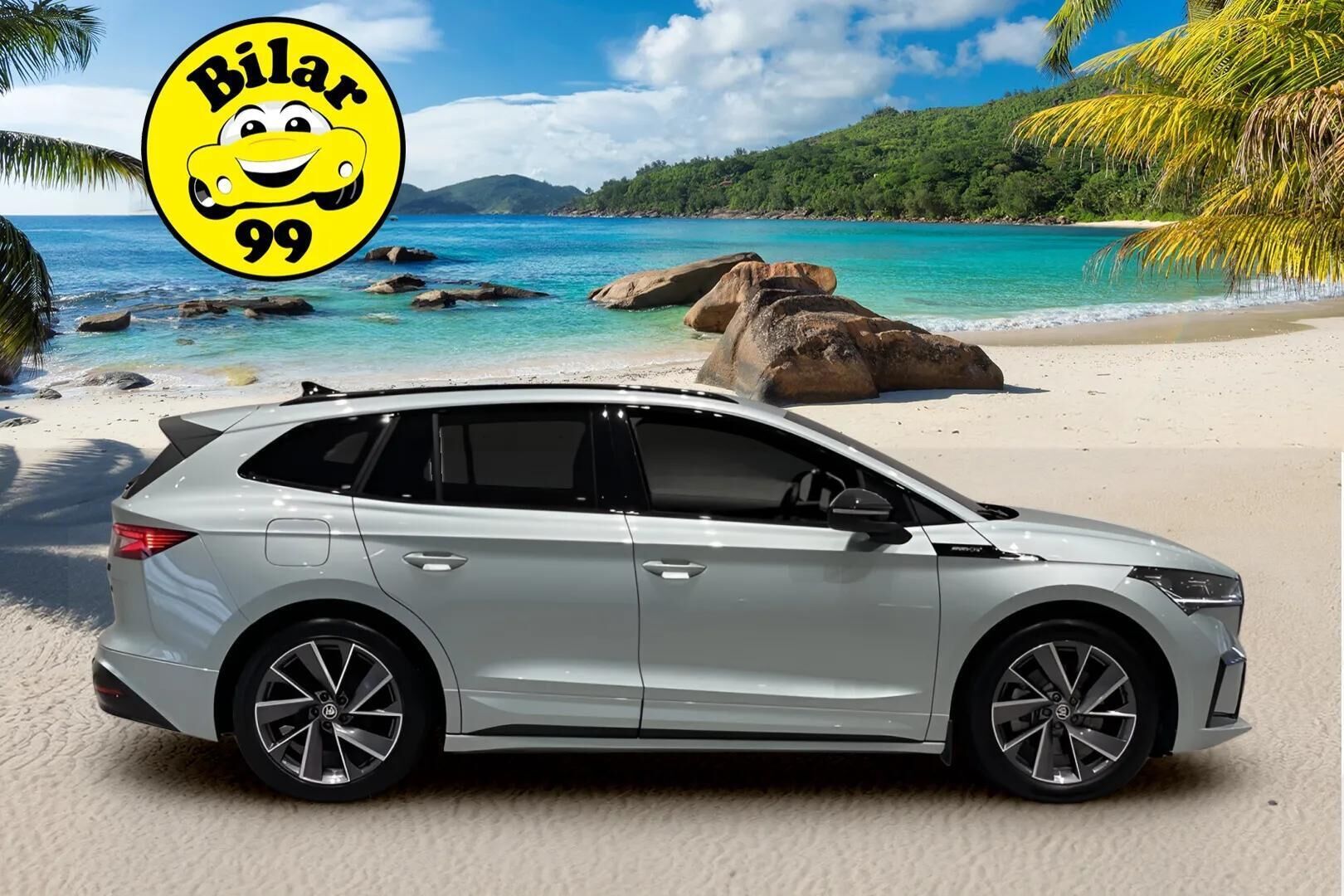SKODA ENYAQ 2022 80 iV Sportline ** HUD / 360 Kamera / Lämpöpumppu / TULOSSA ** - 3,99 % KORKOTARJOUS TÄHÄN AUTOON - Adapt.vakkari / Vetokoukku / Keyless / 2x vanteet