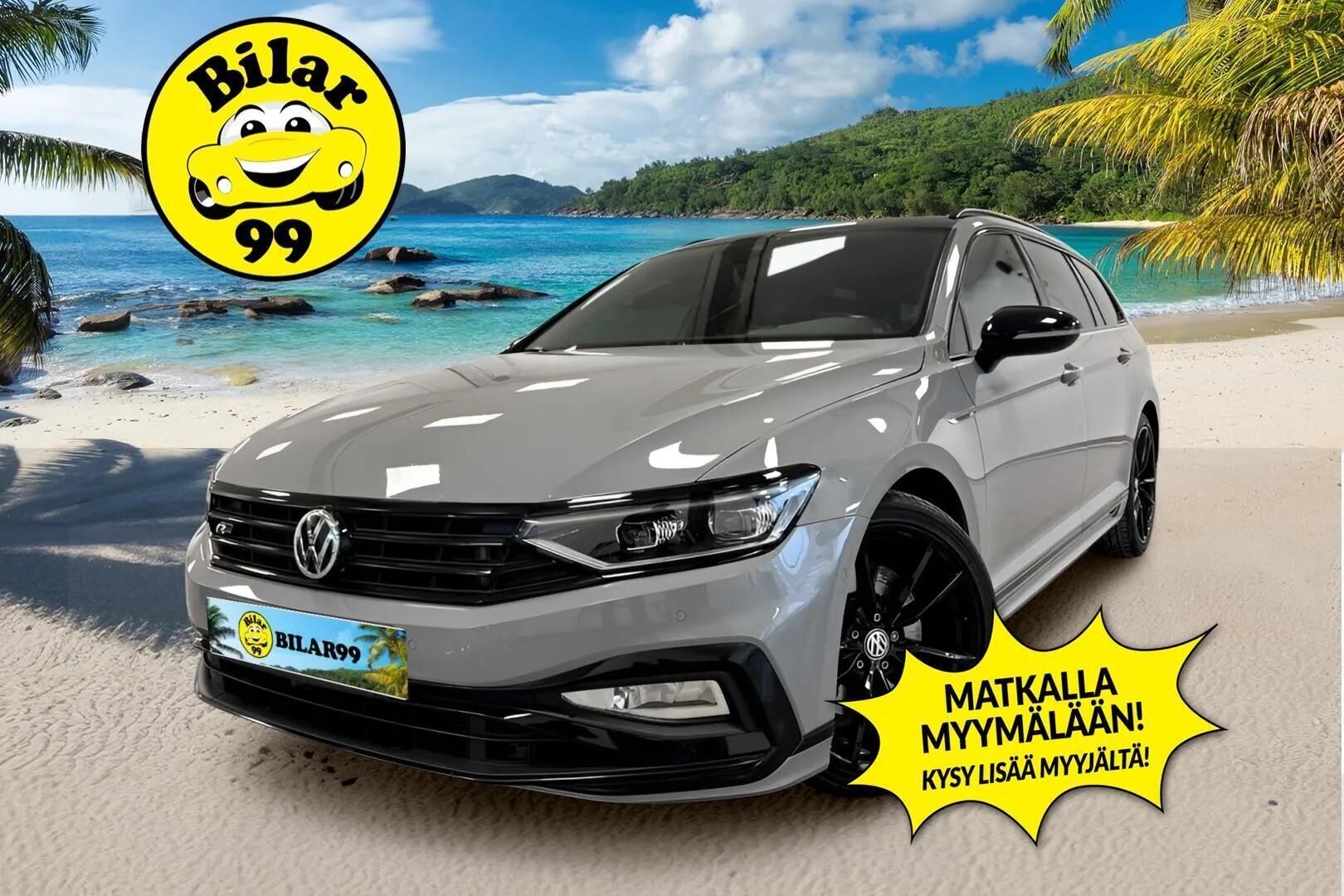 VOLKSWAGEN PASSAT 2020 2,0 TSI 200kW DSG 4Motion R-Line Edition ** Digimittari / Nahat / ACC / Webasto / Kamera ** - Erikoismalli! / Vetokoukku / Adapt.alusta / LED - HULLUT AVAJAISHULINAT KORKOTARJOUS 3,29 %