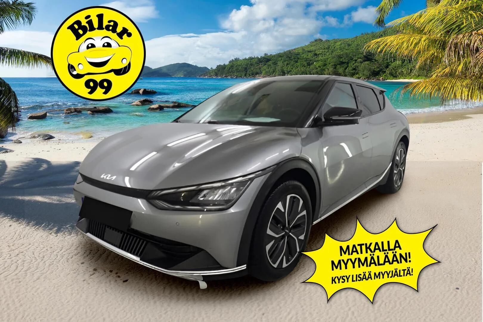 KIA EV6 2022 RWD 58 kWh 170 hv ** Lämpöpumppu / Vetokoukku / ACC / Keyless / Kamera **