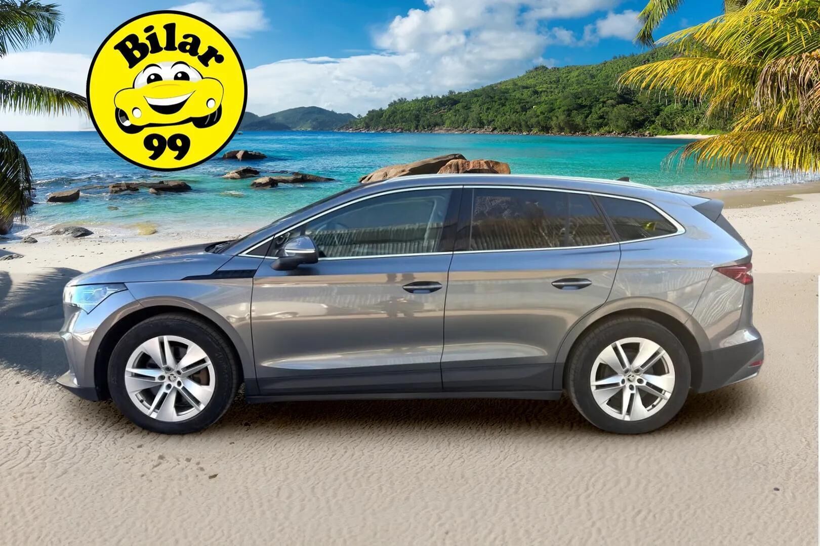 SKODA ENYAQ 2023 80x iV ** Lämpöpumppu / Muistipenkki / 360 Kamera / ACC / Koukku ** - 2x vanteet / Sähkökontti / LED - HULLUT AVAJAISHULINAT KORKOTARJOUS 3,29 %