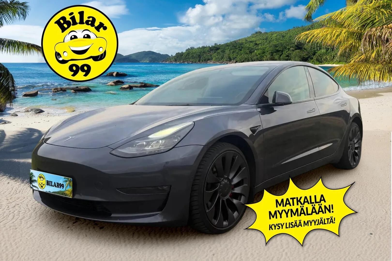 Tesla Model 3 2022 Performance - | ILP | ACC | Lasikatto | Matrix-LED | P.Kamera | Muistipenkki | Premium Audio | Navi | Kaistavahti | Keyless | 2x Latauskaapelit |