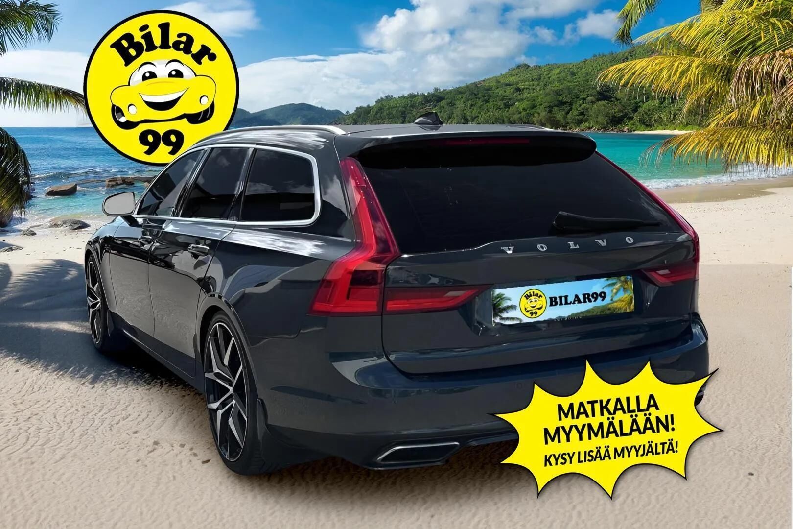 Volvo V90 2017 T5 R-Design - | ACC | Koukku | Webasto | Muistipenkki | Nahka-alcantara | BLIS |Pilot Assist | Full-LED Active | P.kamera | Apple & Android | Digimittari | 
