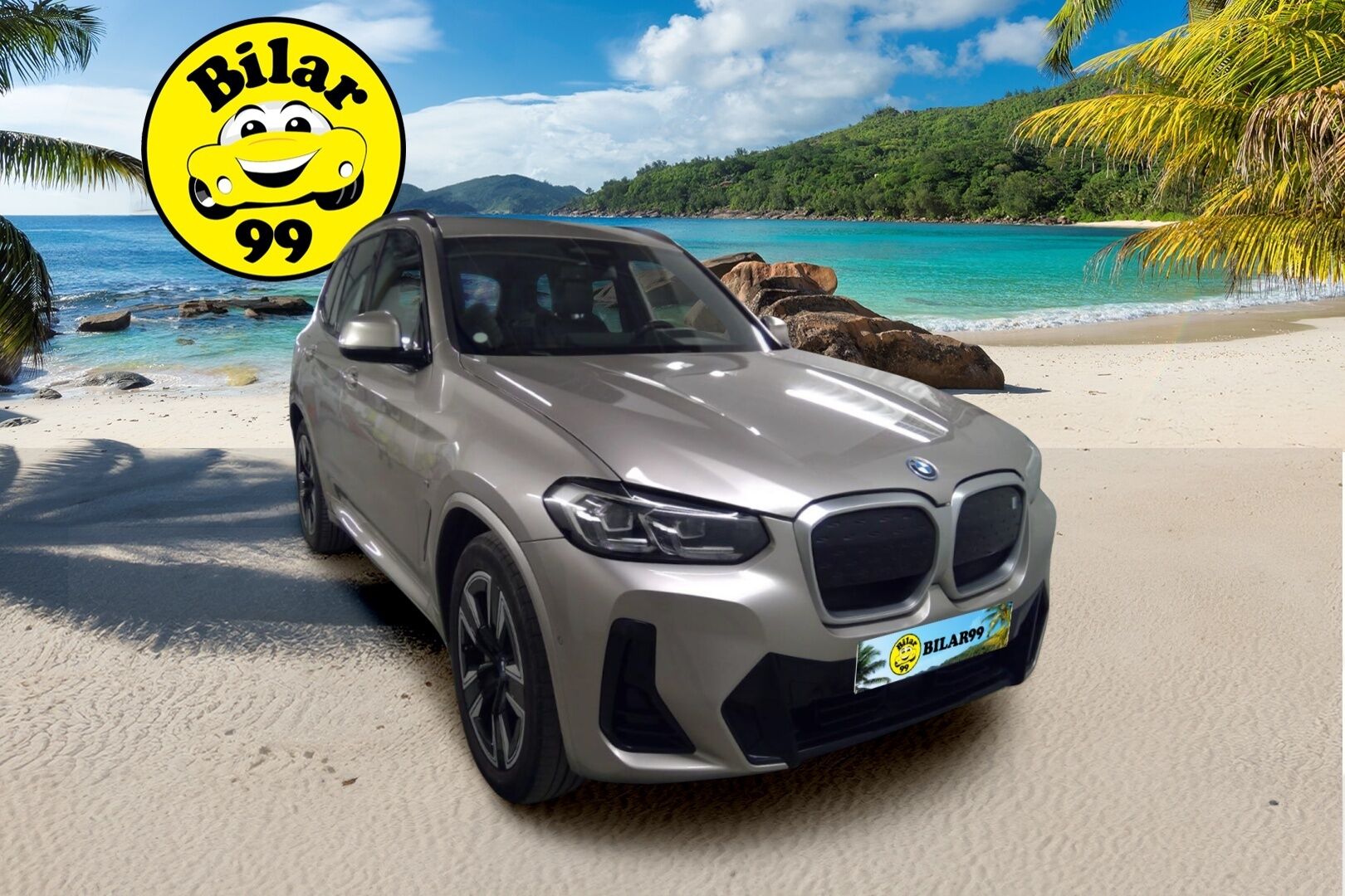 BMW IX3 2023 M-Sport - | ACC | Koukku | Panorama | Muistipenkki | Adapt.LED | Sporttinahat | Navi | Adapt.Alusta | P.Kamera | Kahdet renkaat aluvanteilla | Merkkihuollettu |