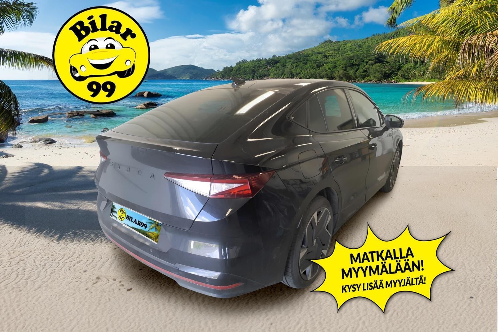 SKODA ENYAQ 2024 Coupe 85x RS - | ACC | ILP | Koukku | Matrix-LED | Canton | 360-Kamera | Hierova muistipenkki | Ratinlämmitys | Keyless | Apple&Android | Merkkihuollettu |