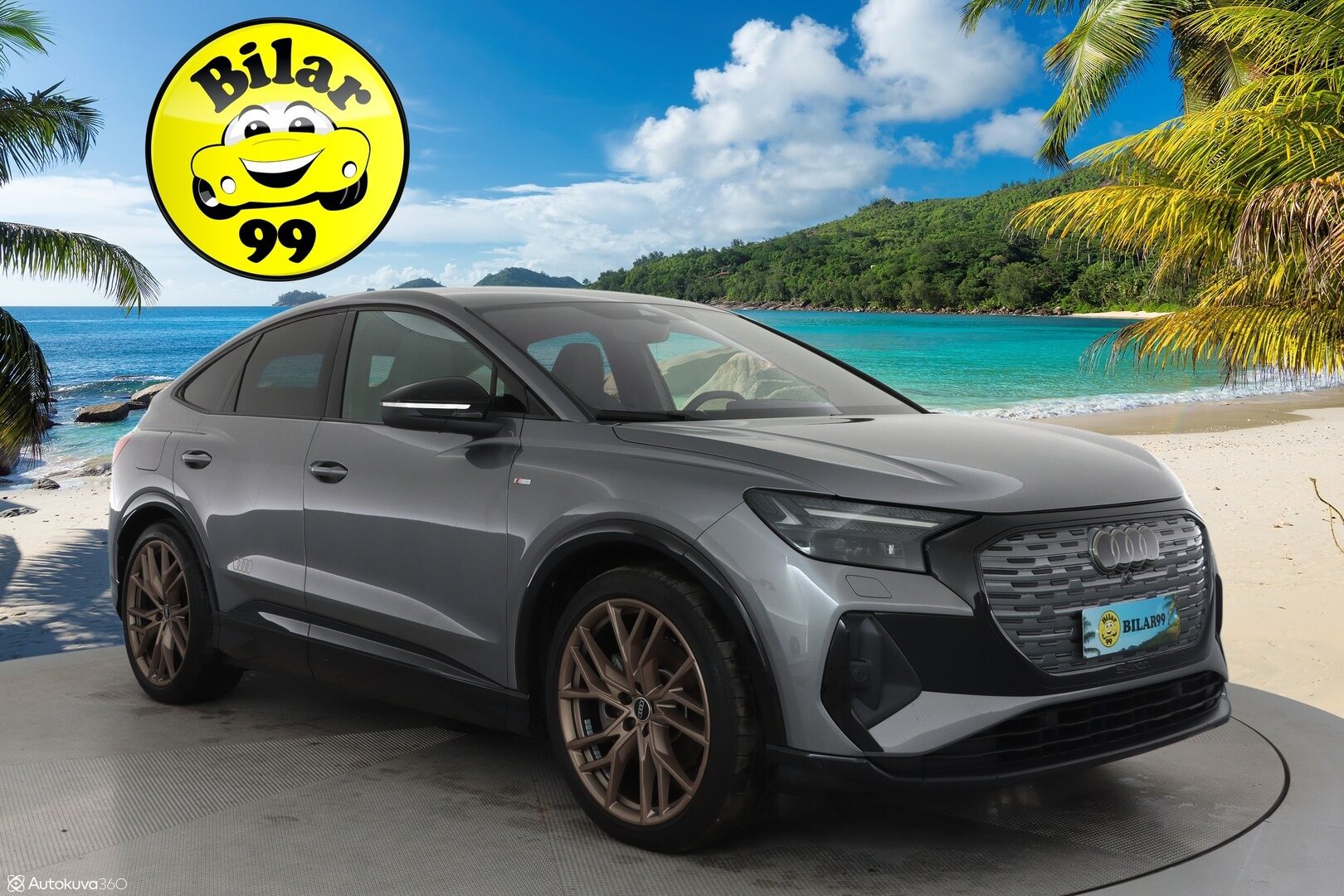 AUDI Q4 E-TRON 2022 Sportback e-tron 50 quattro **HUD / Adapt.vakkari / Lämpöpumppu / Panoraama / Sporttipenkit / Matrix LED / P.kamera** - 3,99 % KORKOTARJOUS TÄHÄN AUTOON - Akku kuntotarkastettu!
