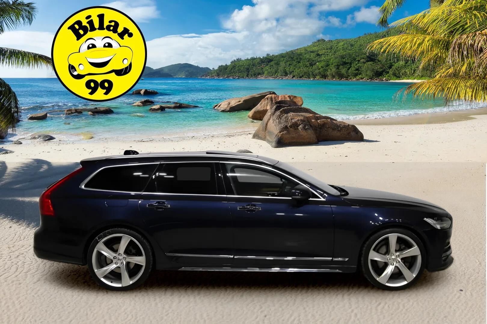 Volvo V90 2017 T6 AWD  Inscription aut ** B&W / Panorama / Webasto / HUD / 360° / ACC / Navi ** - Styling Kit / Ilmastoidut&Hierovat Nappanahat / Full-LED / Koukku