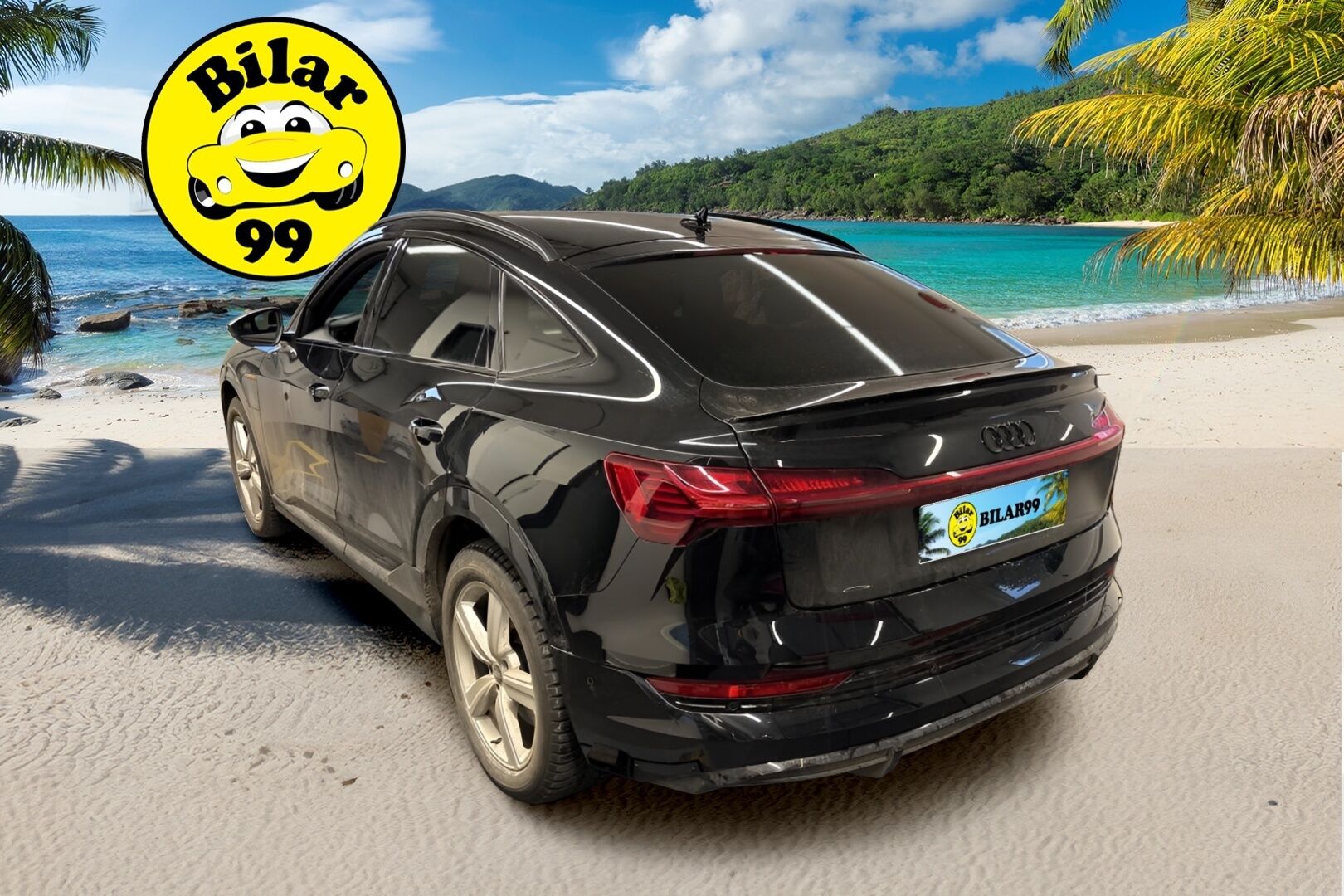 AUDI E-TRON 2023 Sportback S line quattro 55 - | ACC | B&O | Matrix-LED | Ilma-alusta | Sporttipenkit | Keyless | Ratinlämmitin | Navi | Ambient | P.Kamera | ALV | Kahdet renkaat aluvanteilla | Merkkihuollettu | Hyvät varusteet |