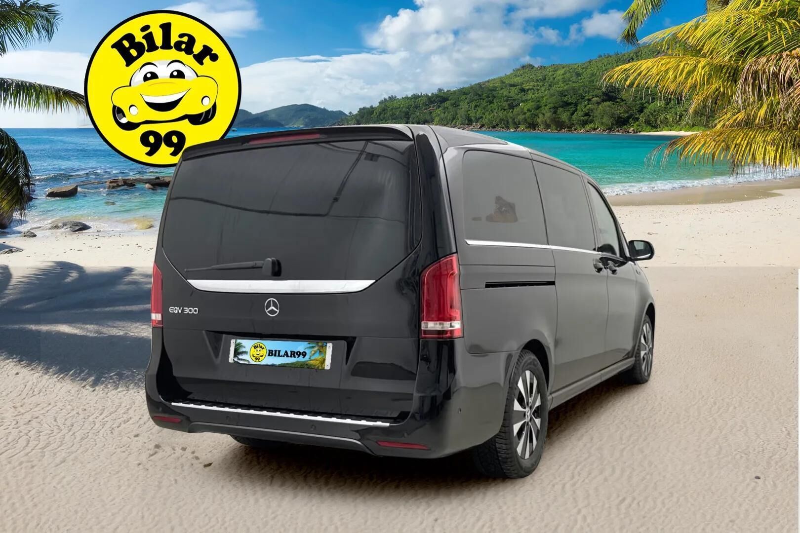 MERCEDES-BENZ EQV 2021 300 e keskipitkä A2 ** Distronic / Nahkasisusta / 360 Kamera / LED ** - ALV / 2x vanteet / 6-Paikkainen - HULLUT VÄLIPÄIVÄT KORKOTARJOUS 2,49%