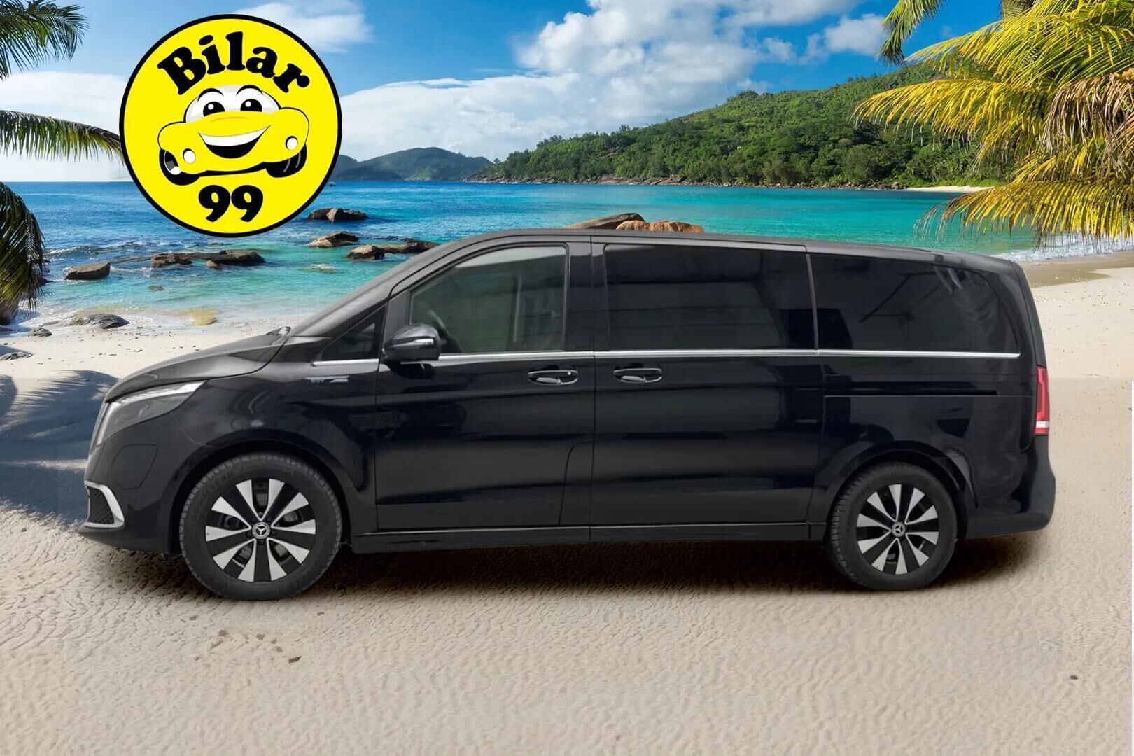 MERCEDES-BENZ EQV 2021 300 e keskipitkä A2 ** Distronic / Nahkasisusta / 360 Kamera / LED ** - ALV / 2x vanteet / 6-Paikkainen - HULLUT VÄLIPÄIVÄT KORKOTARJOUS 2,49%