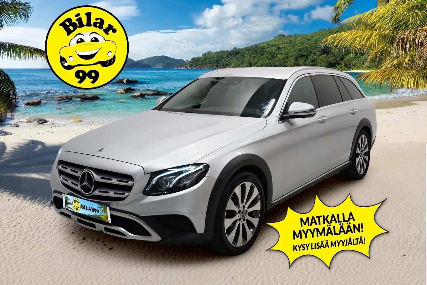 MERCEDES-BENZ E 2018 220 d 4Matic T A All-Terrain ** Widescreen / HUD / Webasto / Burmester / Air-Matic ** - Blis / 360° Kamera / Vetokoukku 