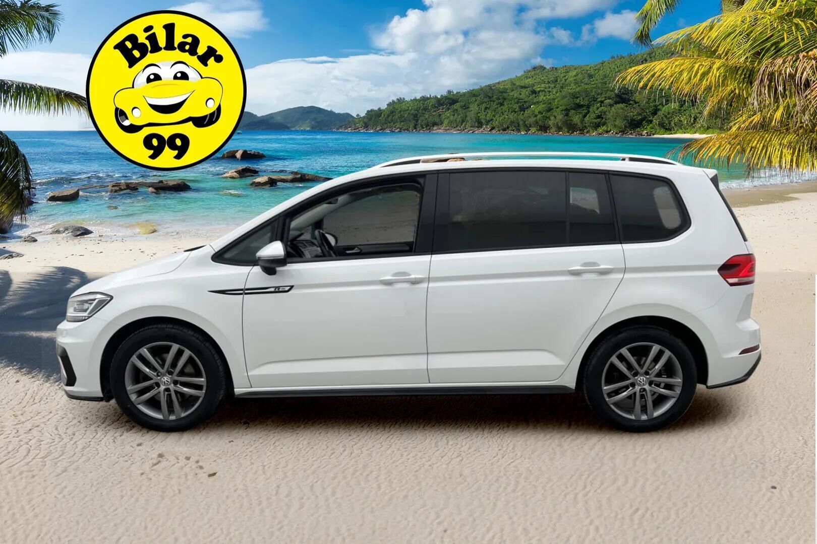 VOLKSWAGEN TOURAN 2019 R-Line 1,5 TSI EVO 110 kW DSG 7-Paik ** Adapt.vakkari / P-Kamera / Webasto / Koukku / TULOSSA ** - 3,99 % KORKOTARJOUS TÄHÄN AUTOON - 