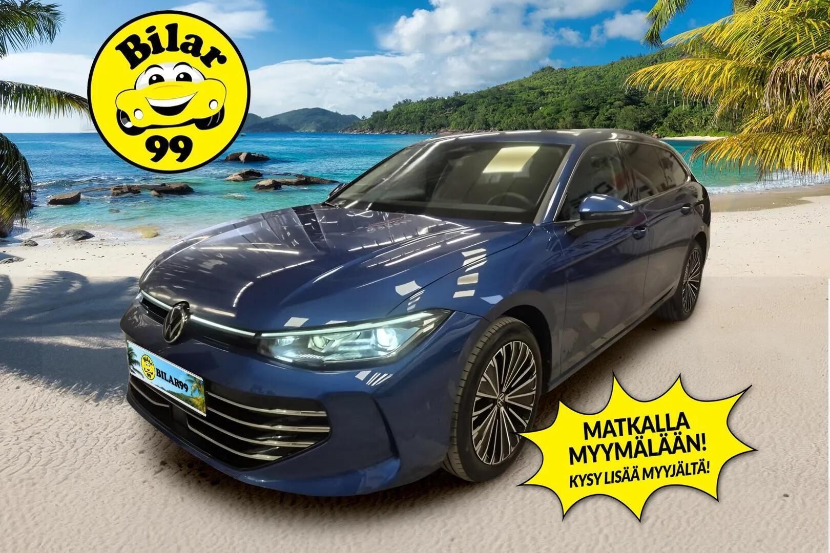 VOLKSWAGEN PASSAT 2024 Variant Elegance 1,5 eTSI 110 kW DSG ** Webasto / Hieronta / ACC / Matrix LED ** - Vetokoukku / Kamera / 2x vanteet - HULLUT AVAJAISHULINAT KORKOTARJOUS 3,29 %