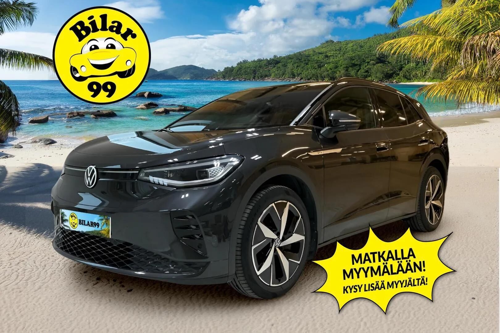 VOLKSWAGEN ID.4 2022 GTX Dual Motor AWD Business / Lämpöpumppu / HUD / Peruutuskamera 360 / IQ-light / Vetokoukku / Top-sport / TULOSSA // - HULLU BLACKWEEK KORKOTARJOUS 2,49%