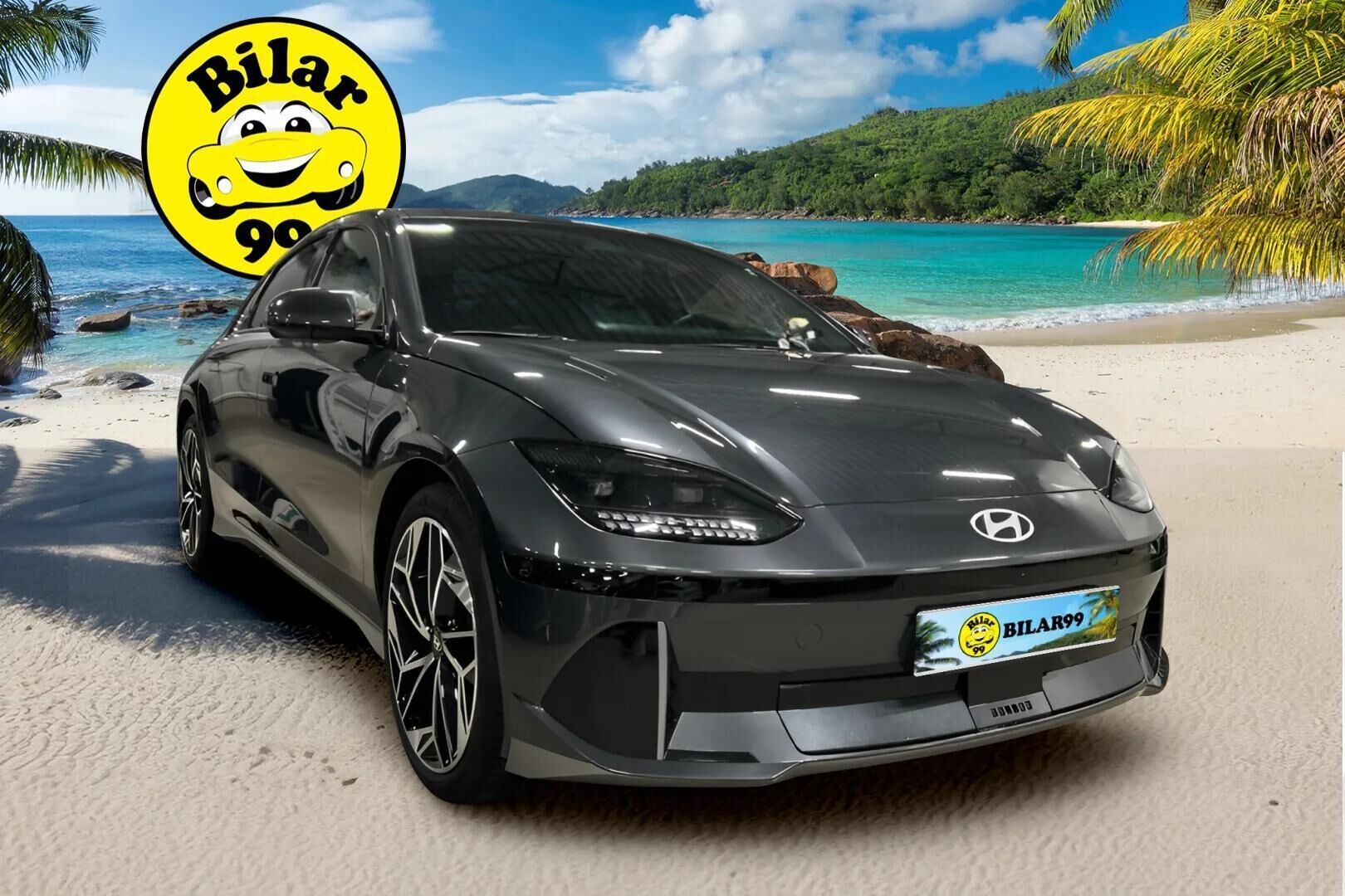 HYUNDAI IONIQ 6 2023 77 kWh 325 hv AWD Premium / Adapt.Vakkari / Peruutuskamera 360 / Navi / Bose / Nahkaverhoilu / TULOSSA // - HULLU BLACKWEEK KORKOTARJOUS 2,49%