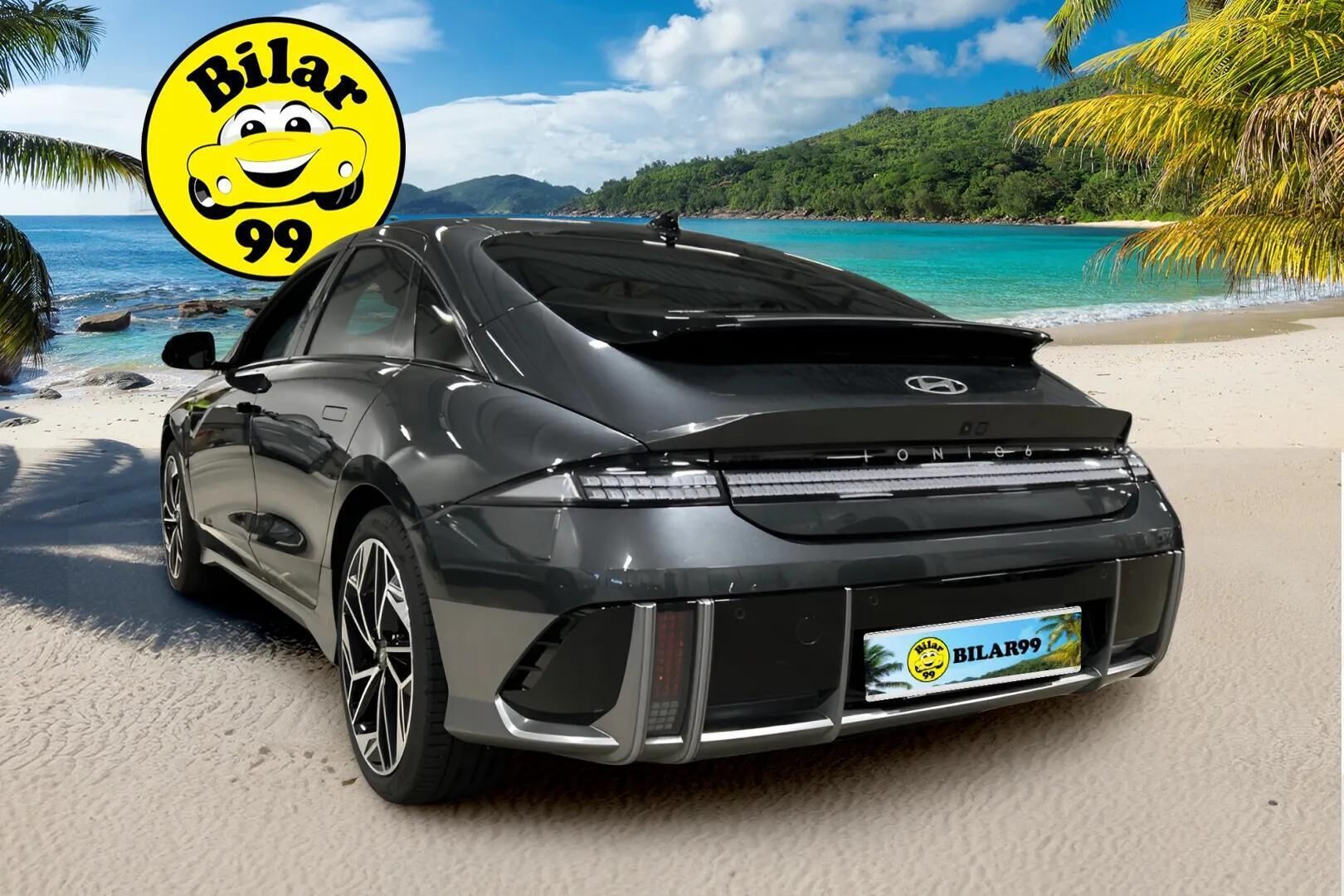 HYUNDAI IONIQ 6 2023 77 kWh 325 hv AWD Premium / Adapt.Vakkari / Peruutuskamera 360 / Navi / Bose / Nahkaverhoilu / TULOSSA // - HULLU BLACKWEEK KORKOTARJOUS 2,49%