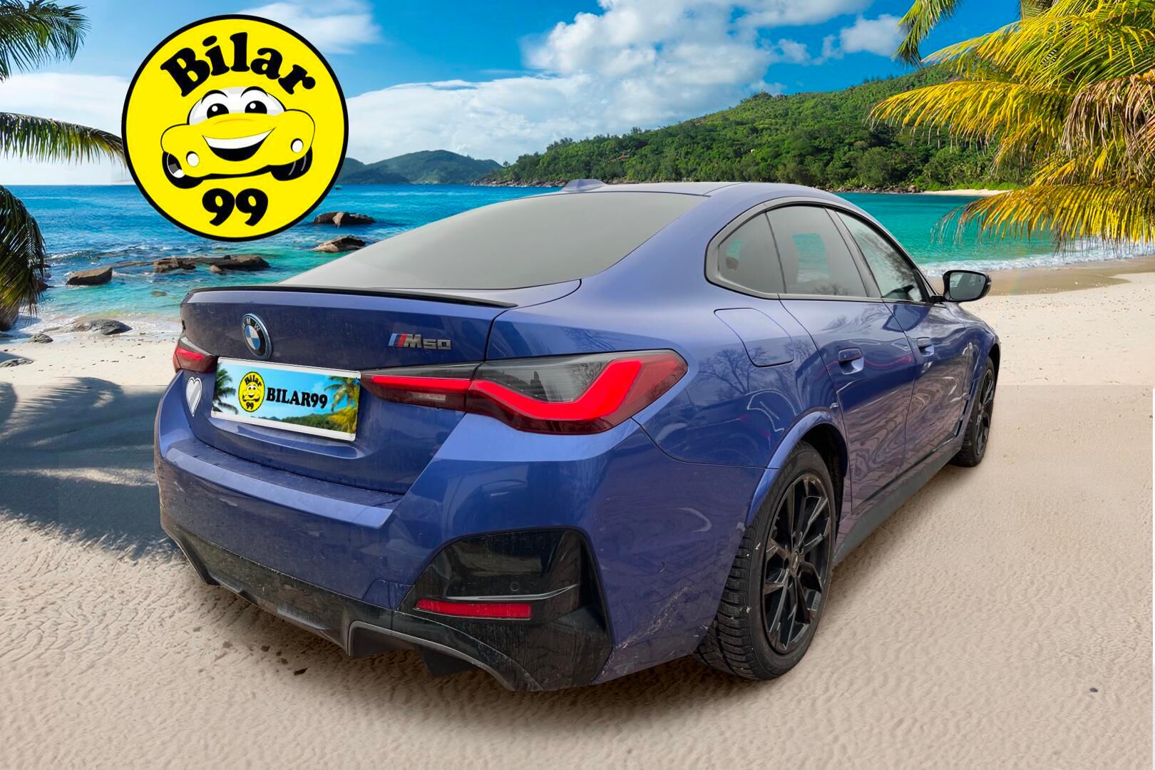 BMW I4 M50 2024 Super Charged / ACC / ILP / Muistinahat / H/K / Comfort access / Laser-valot / 360°-kamera / Vetokoukku