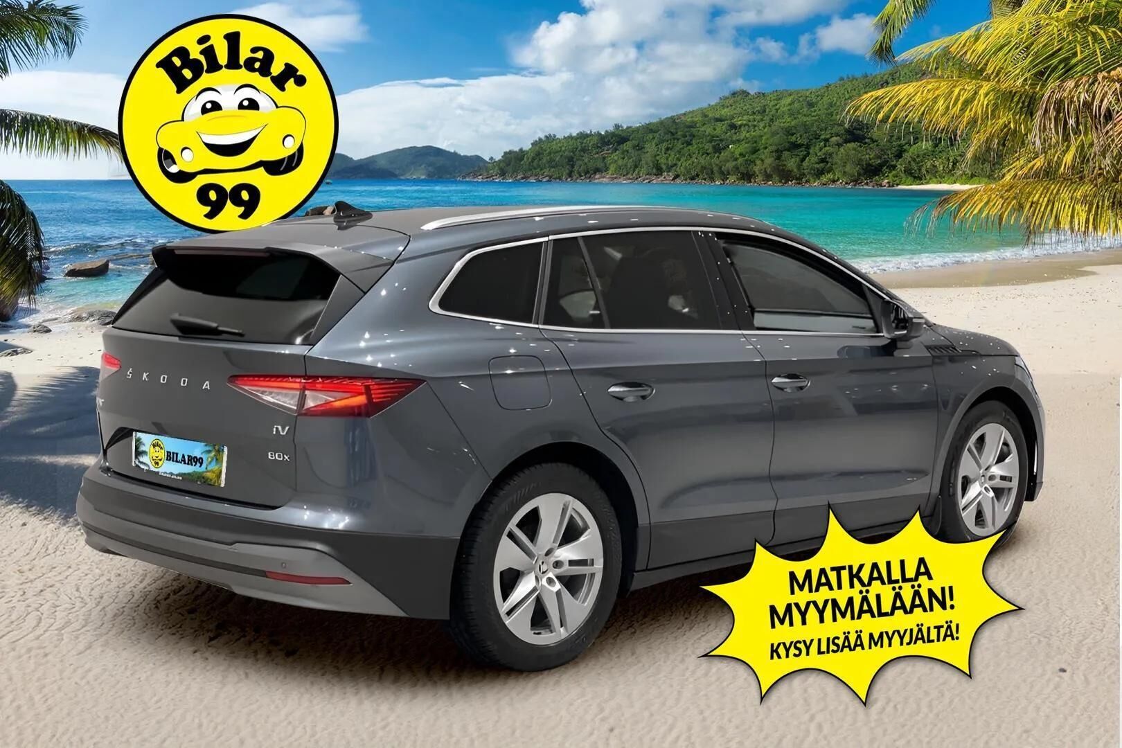 SKODA ENYAQ 2022 80x 4x4 iV ** Adapt.vakkari / Valomaski / Lämpöpumppu / Matrix LED / P-Kamera **