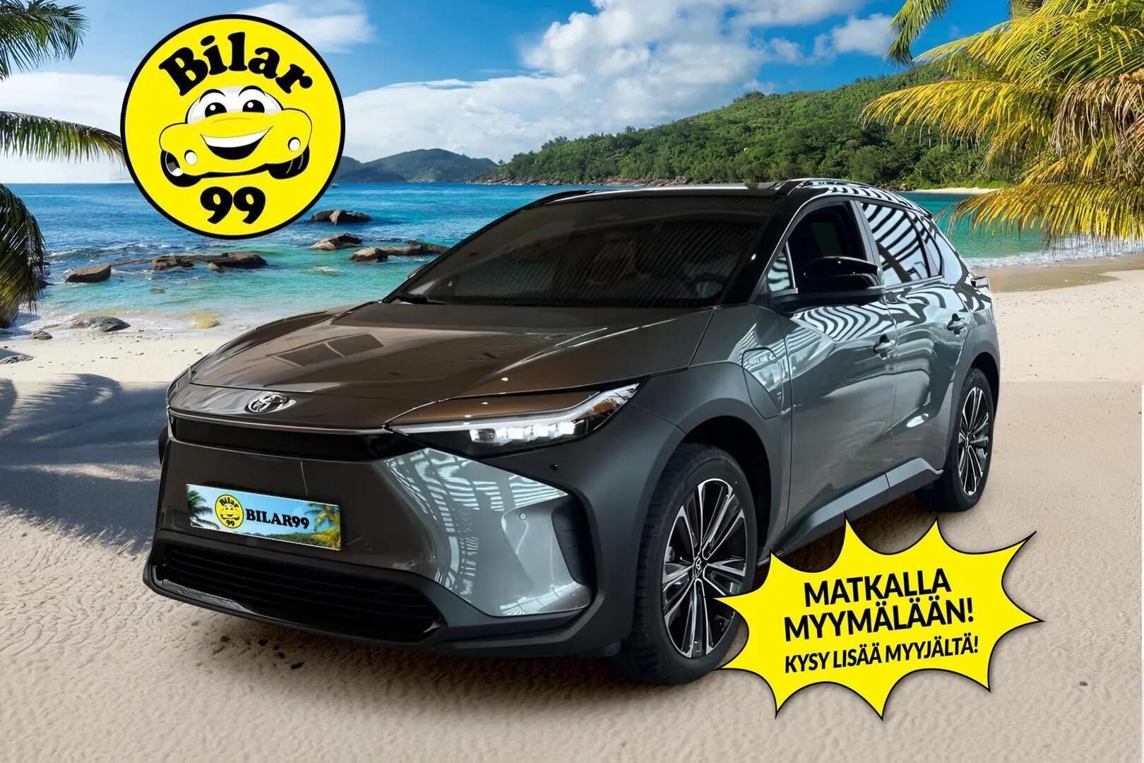 Toyota bZ4X 2023 Style AWD - | ACC | ILP | Koukku | JBL | 11kW | 360° | Lasikatto | Sähköpenkki | Puolinahat | AHS-LED | LTA | BSM | Keyless | Navi | 2x renkaat aluin |