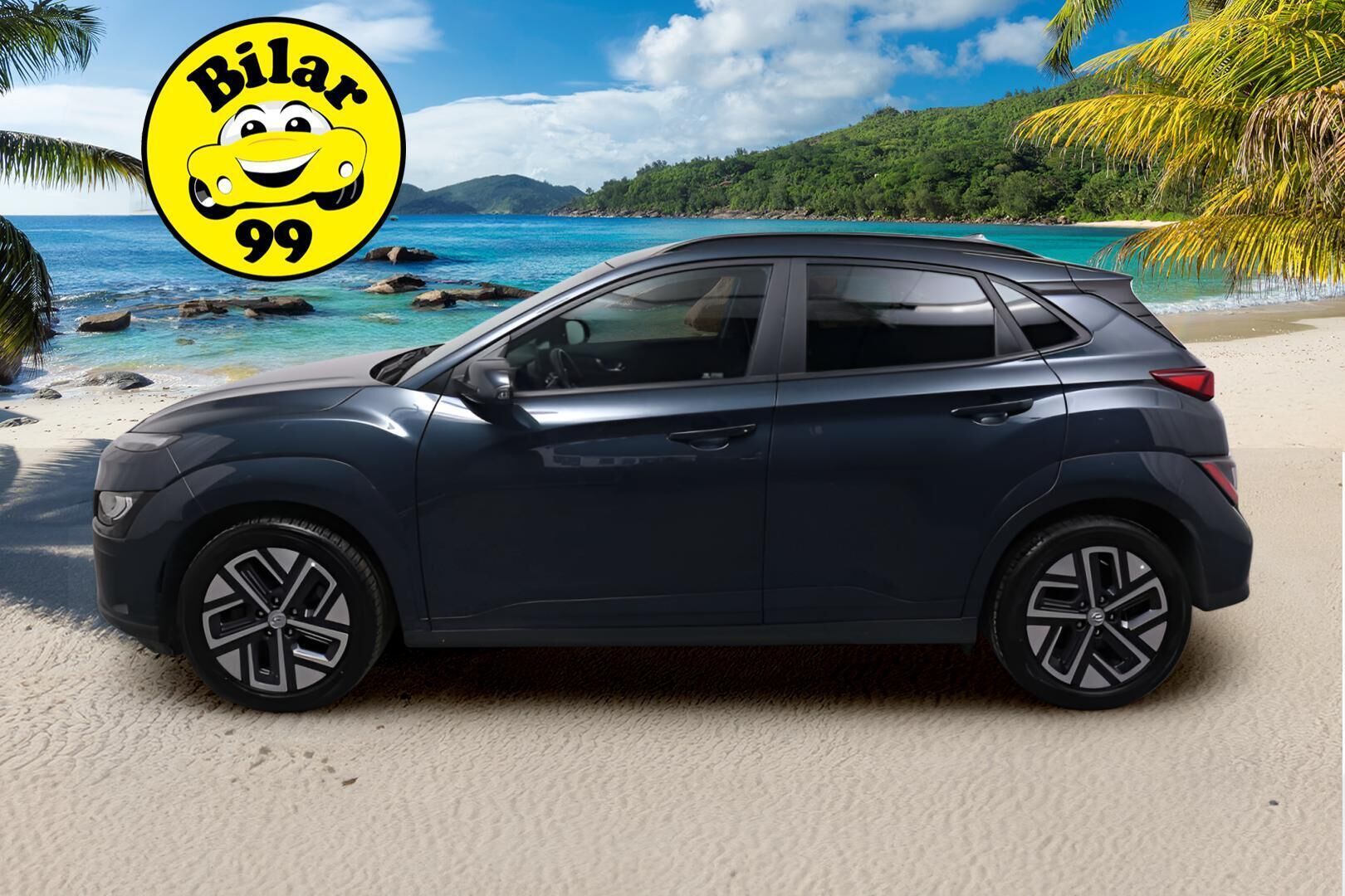 HYUNDAI KONA 2021 Electric 64 kWh 204 hv Premium Prime **HUD / Adapt.Vakkari / P. Kamera / KRELL / LED-valot / Navi / Kaistavahti** - Ilmastoidut Penkit / Digimittaristo / KeylessGO / 2x vanteet