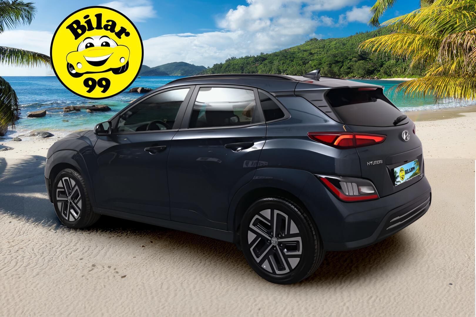 HYUNDAI KONA 2021 Electric 64 kWh 204 hv Premium Prime **HUD / Adapt.Vakkari / P. Kamera / KRELL / LED-valot / Navi / Kaistavahti** - Ilmastoidut Penkit / Digimittaristo / KeylessGO / 2x vanteet