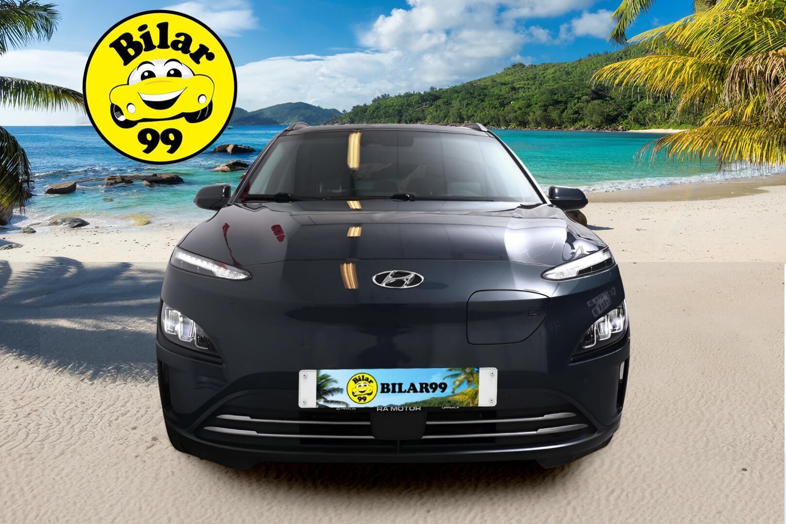 HYUNDAI KONA 2021 Electric 64 kWh 204 hv Premium Prime **HUD / Adapt.Vakkari / P. Kamera / KRELL / LED-valot / Navi / Kaistavahti** - Ilmastoidut Penkit / Digimittaristo / KeylessGO / 2x vanteet