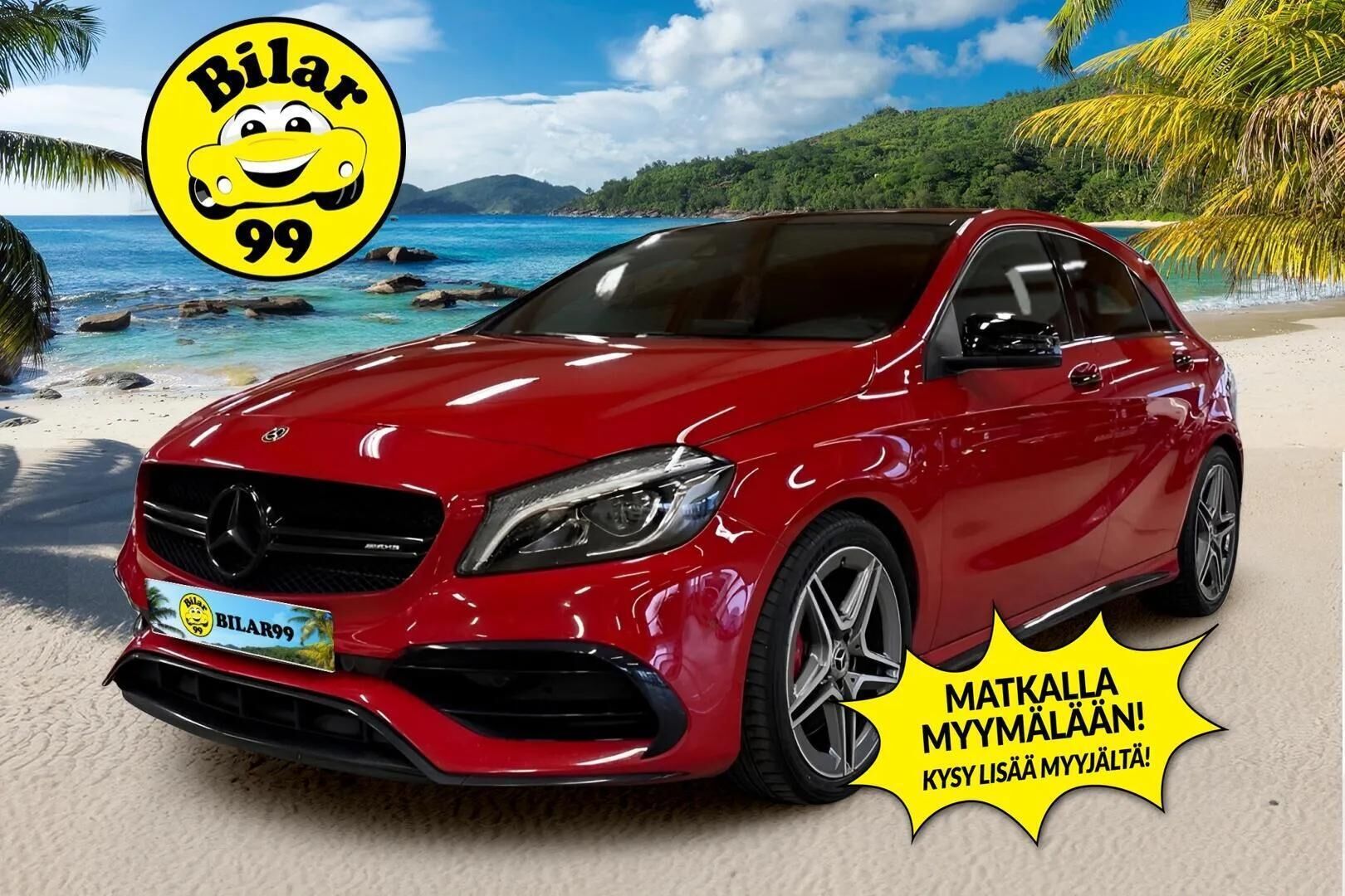 MERCEDES-BENZ A 45 AMG 2018 45 AMG 381hv ** Panorama / Muistipenkki / P-Kamera / Sport-putkisto **