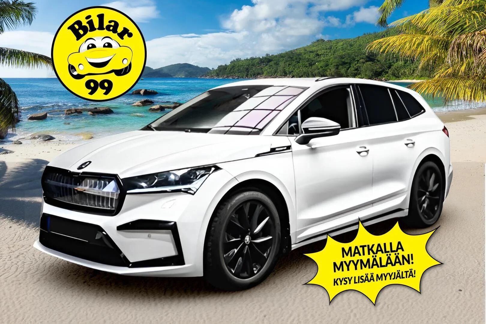 SKODA ENYAQ 2022 80x Sportline *ACC / ILP / Hieronta / 360° / HUD / Muistipenkit / Crystal face* - HULLUT AVAJAISHULINAT KORKOTARJOUS 3,29 %