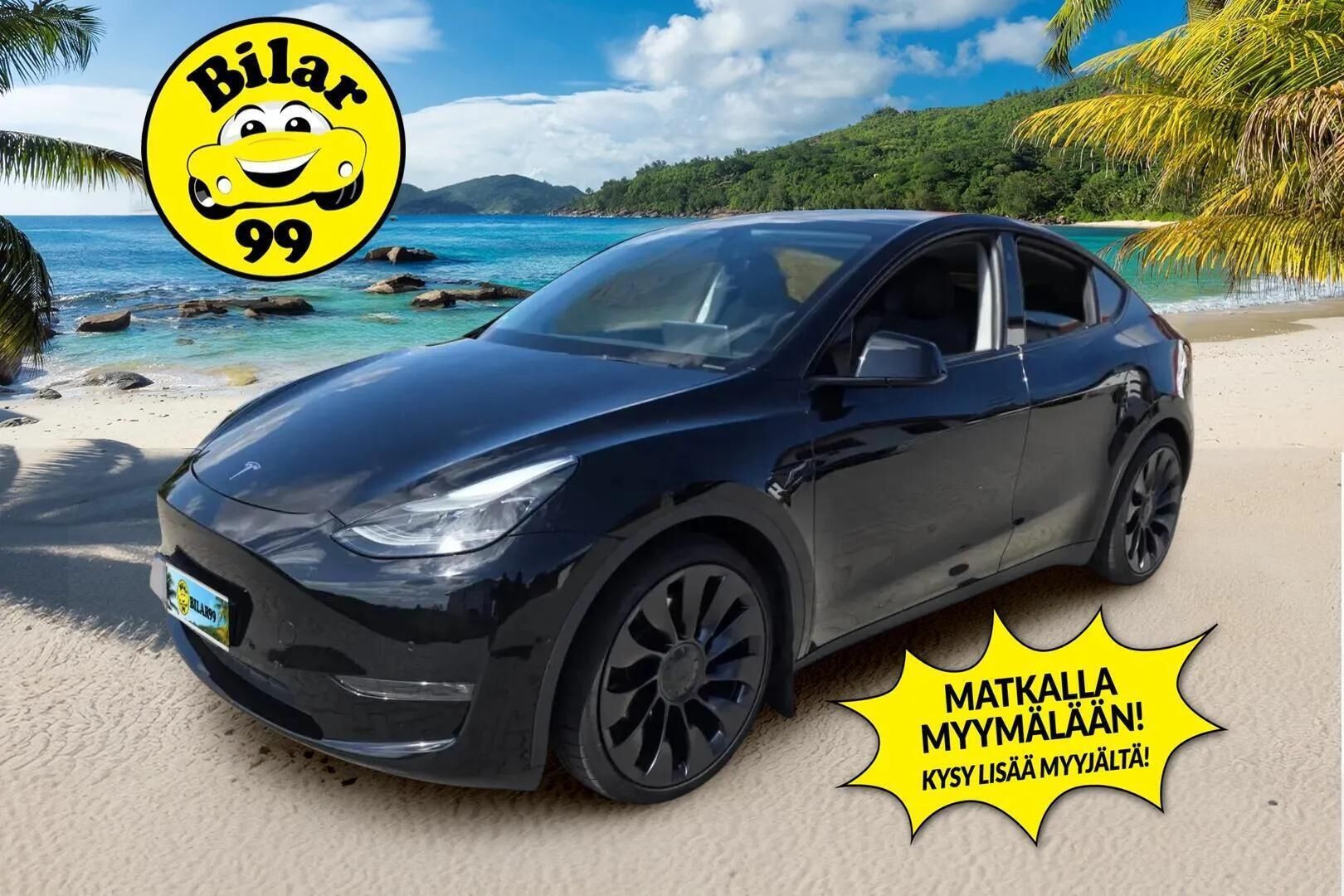 Tesla Model Y 2022 Performance - | Koukku | ILP | ACC | Matrix-LED | P.Kamera | Lasikatto | Muistipenkki | Premium Audio | Navi | Kaistavahti | Keyless | 2x Latauskaapelit |