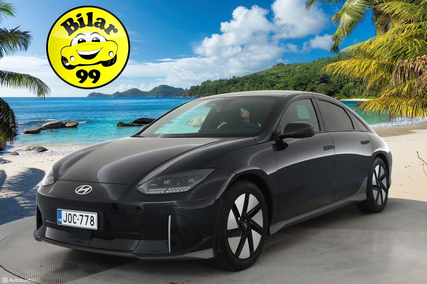 HYUNDAI IONIQ 6 2023 77kWh AWD **HUD / Adapt. vakkari / HDA / P.kamera / Keyless / Sähköpenkit / Apple&Android** - 3,99 % KORKOTARJOUS TÄHÄN AUTOON - Tehdastakuu voimassa! / 