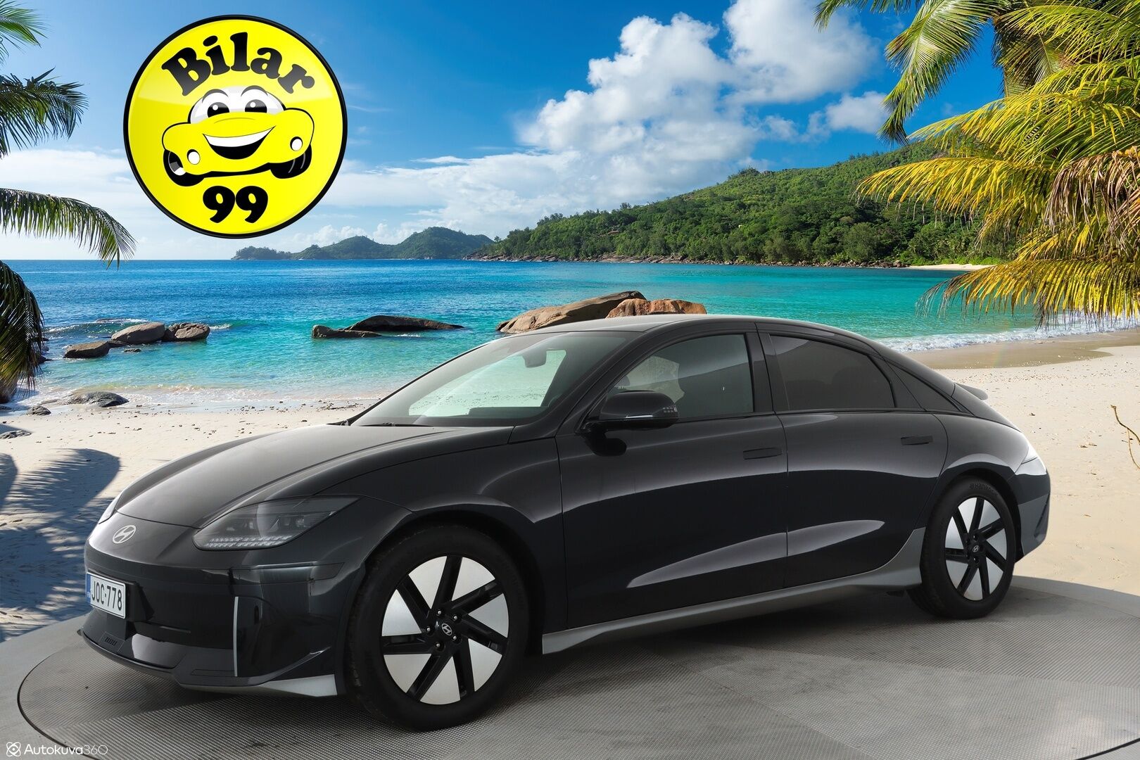 HYUNDAI IONIQ 6 2023 77kWh AWD **HUD / Adapt. vakkari / HDA / P.kamera / Keyless / Sähköpenkit / Apple&Android** - 3,99 % KORKOTARJOUS TÄHÄN AUTOON - Tehdastakuu voimassa! / 