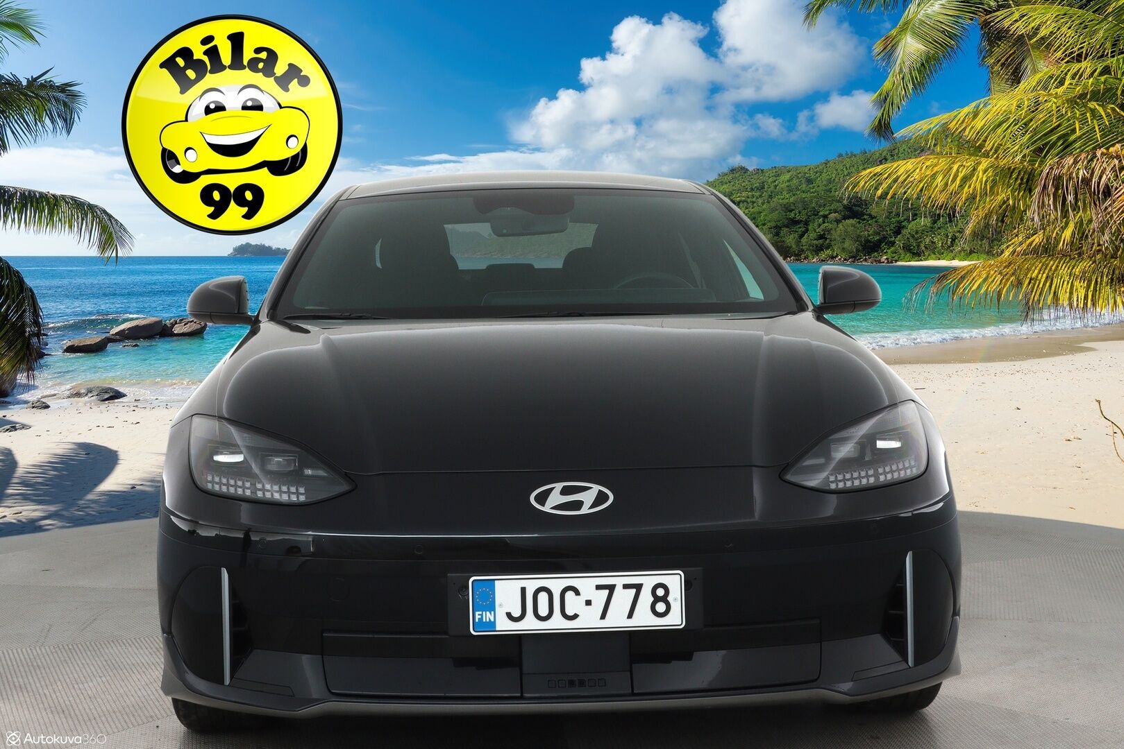 HYUNDAI IONIQ 6 2023 77kWh AWD **HUD / Adapt. vakkari / HDA / P.kamera / Keyless / Sähköpenkit / Apple&Android** - 3,99 % KORKOTARJOUS TÄHÄN AUTOON - Tehdastakuu voimassa! / 