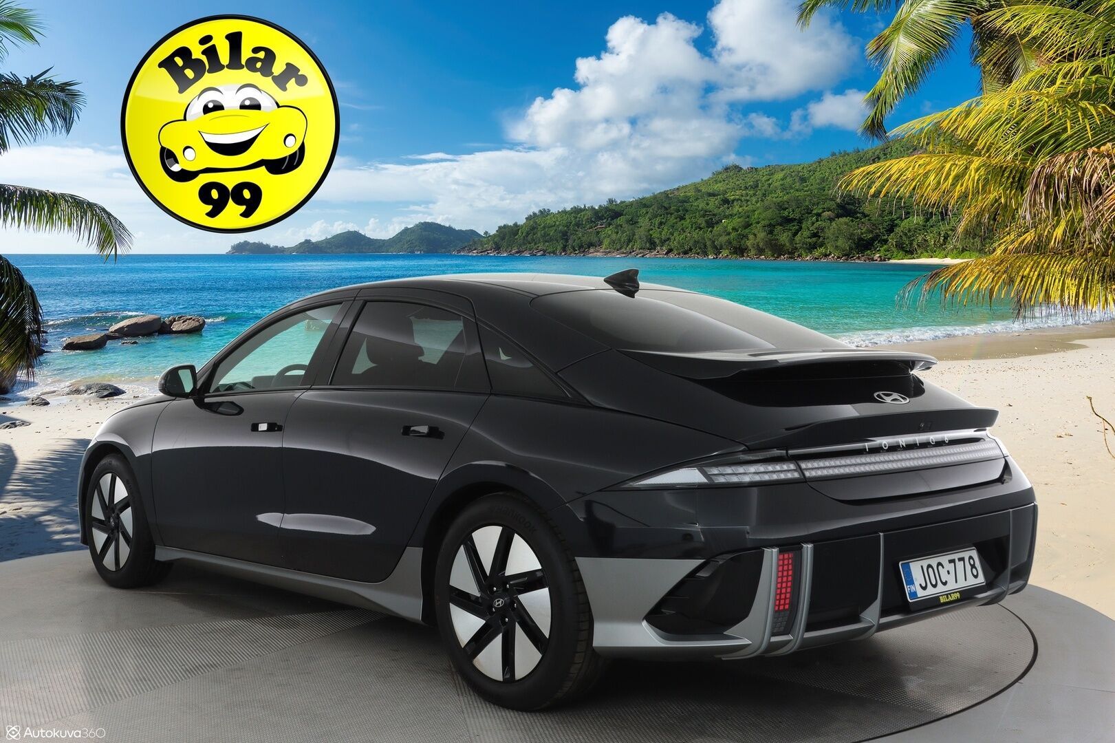 HYUNDAI IONIQ 6 2023 77kWh AWD **HUD / Adapt. vakkari / HDA / P.kamera / Keyless / Sähköpenkit / Apple&Android** - 3,99 % KORKOTARJOUS TÄHÄN AUTOON - Tehdastakuu voimassa! / 