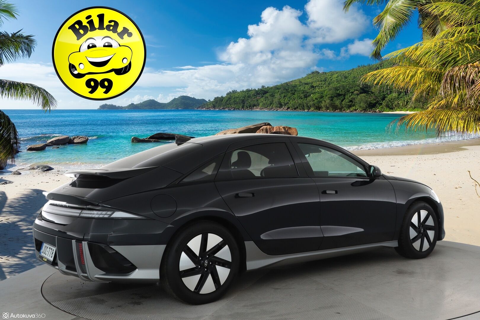 HYUNDAI IONIQ 6 2023 77kWh AWD **HUD / Adapt. vakkari / HDA / P.kamera / Keyless / Sähköpenkit / Apple&Android** - 3,99 % KORKOTARJOUS TÄHÄN AUTOON - Tehdastakuu voimassa! / 