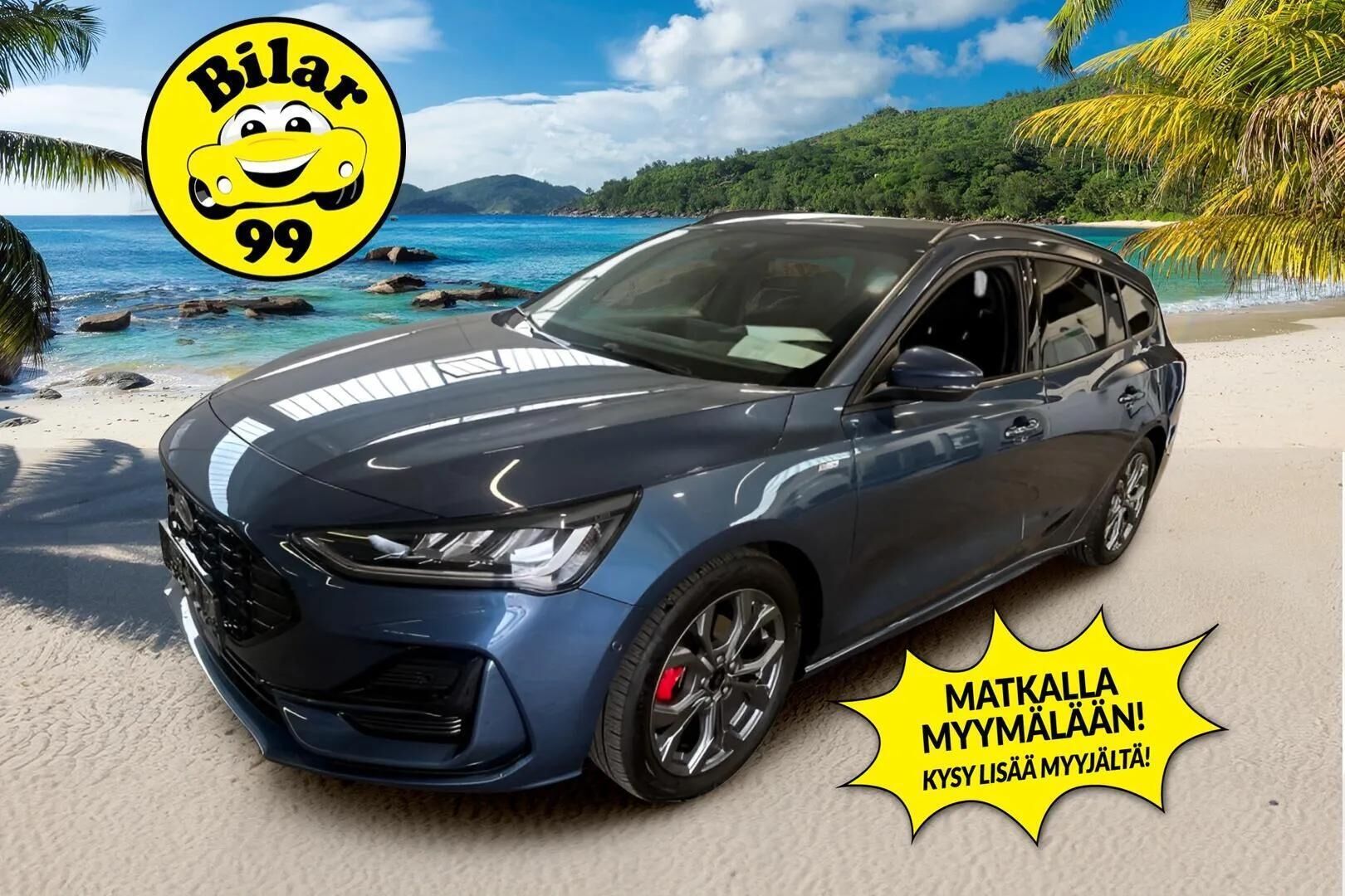 FORD FOCUS 2024 1.0 EcoBoost Hybrid Powershift 155hv (kevythybridi) A7 ST-Line Wagon - | Panorama | B&O | ACC | Koukku | LED | P.Kamera | Katveavustin | Kaistavahti | Keyless | Digimittaristo | Ratinlämmitys | Merkkihuollot |