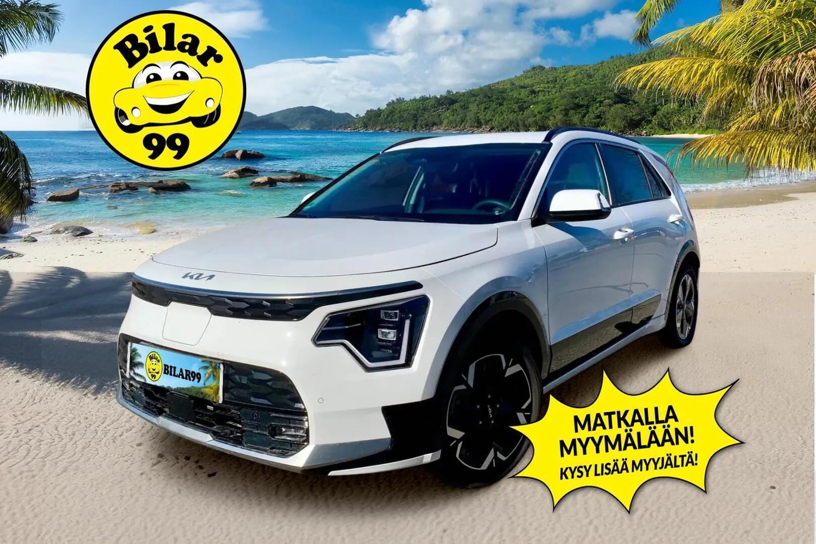 Kia Niro 2023 EX 64,8kWh 204hv - ILP | HDA | ACC | P.kamera | Sähkösäätöinen kuljettajaistuin | Keinonahka-kangasverhoilu | 2xrenkaat 1xvanteet | TULOSSA | - KORKO VAIN 3,99 %