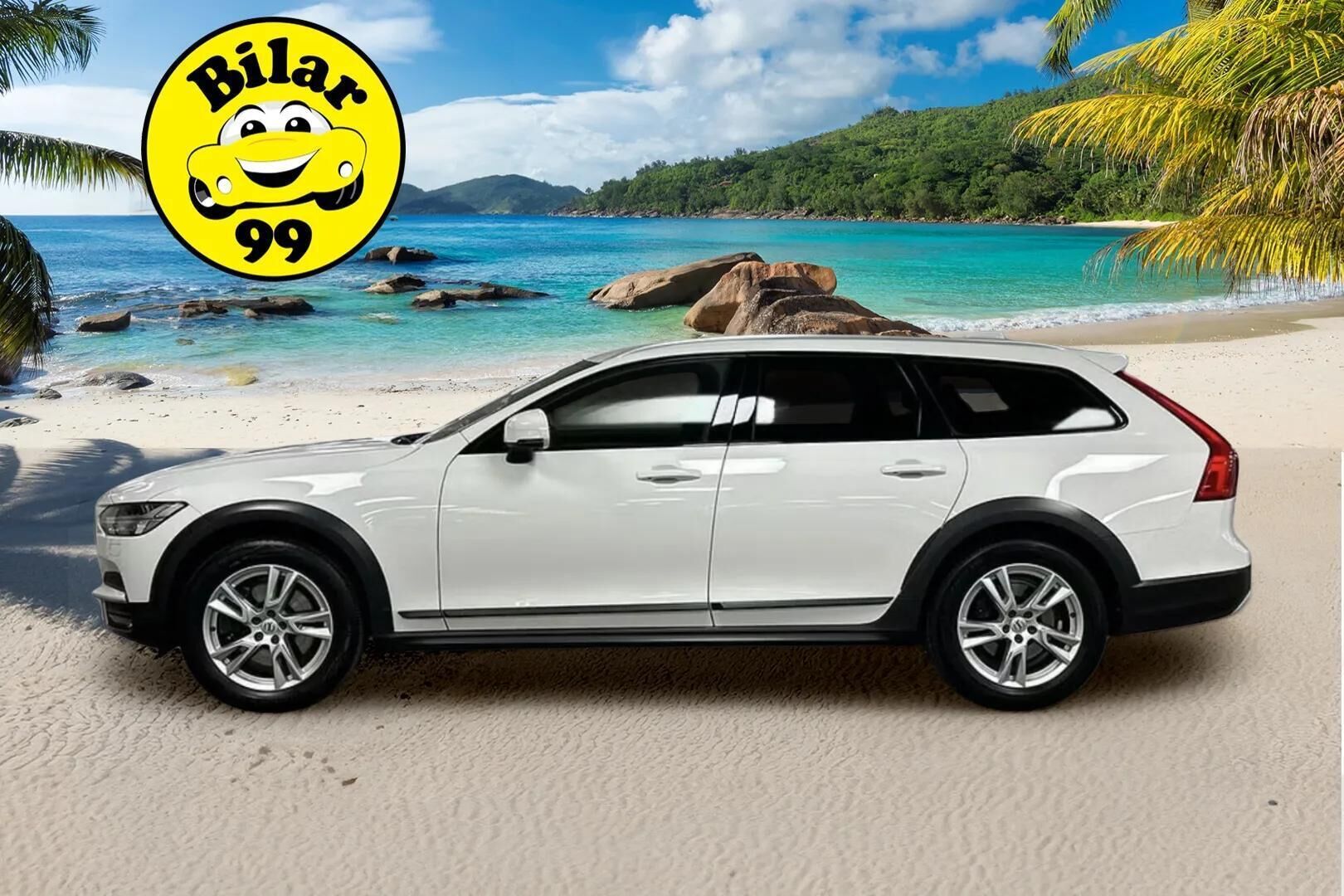 Volvo V90 CROSS COUNTRY 2018 T5 AWD Business Adv ** Nahkasisusta / P-Kamera / Webasto / Adapt.vakkari ** - Koukku / LED / Navi / Blis / 2x vanteet