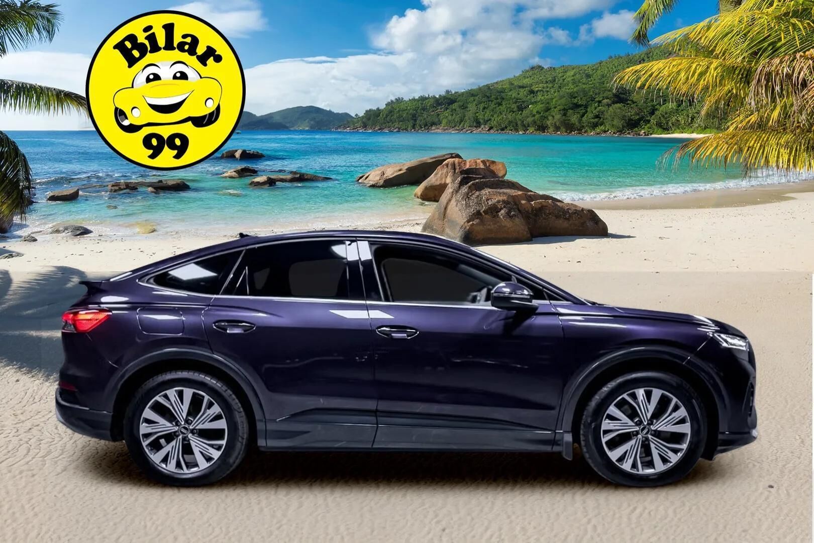AUDI Q4 E-TRON 2022 50 e-tron quattro Sportback - Muistipenkki | Koukku | ILP | ACC | Sonos | P-Kamera | 2x vanteet