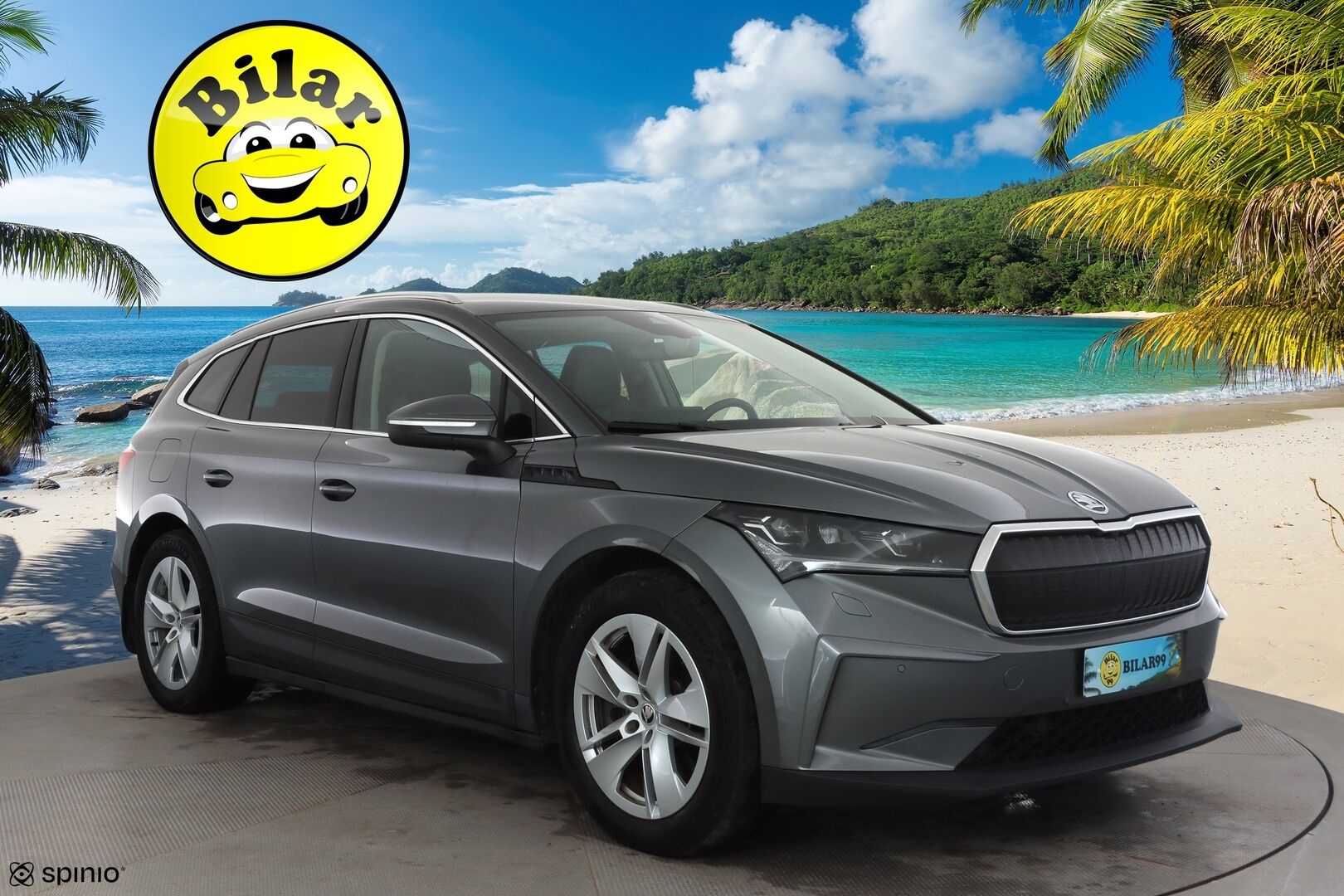 SKODA ENYAQ 2023 80x 4x4 iV - | ILP | Koukku | ACC | Matrix-LED | P.Kamera | Navi | Kaistavahti | Keyless | Digimittaristo | Kahdet renkaat | Merkkihuollot | 