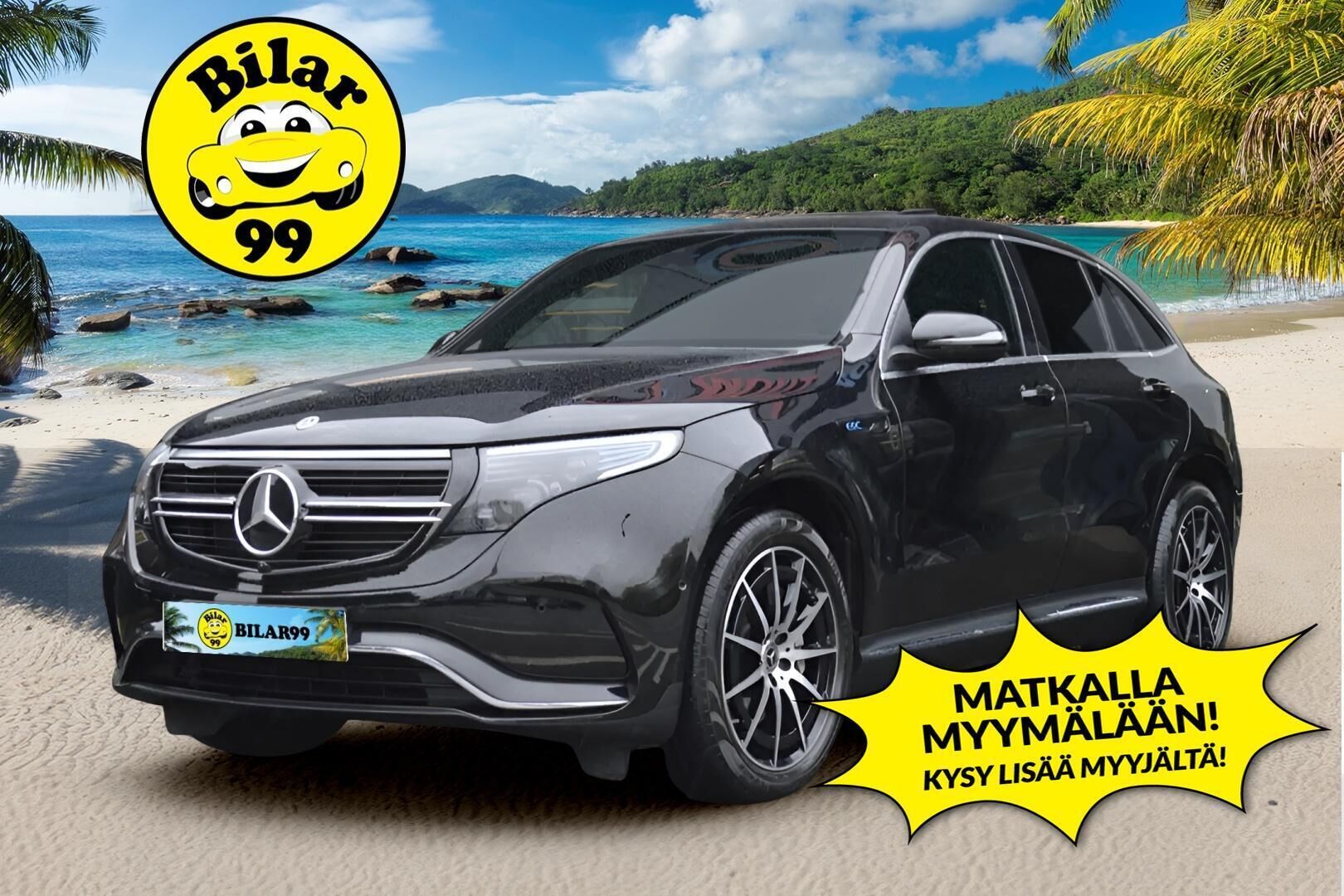 MERCEDES-BENZ EQC 2022 400 4Matic Business AMG - 3,99 % KORKOTARJOUS TÄHÄN AUTOON - Adapt.Vakkari / Kattoluukku / Peruutuskamera / Widescreen / TULOSSA //