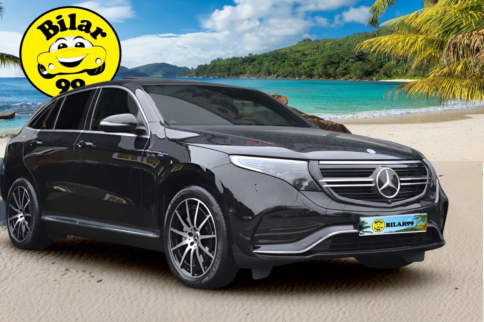 MERCEDES-BENZ EQC 2022 400 4Matic Business AMG - 3,99 % KORKOTARJOUS TÄHÄN AUTOON - Adapt.Vakkari / Kattoluukku / Peruutuskamera / Widescreen / TULOSSA //