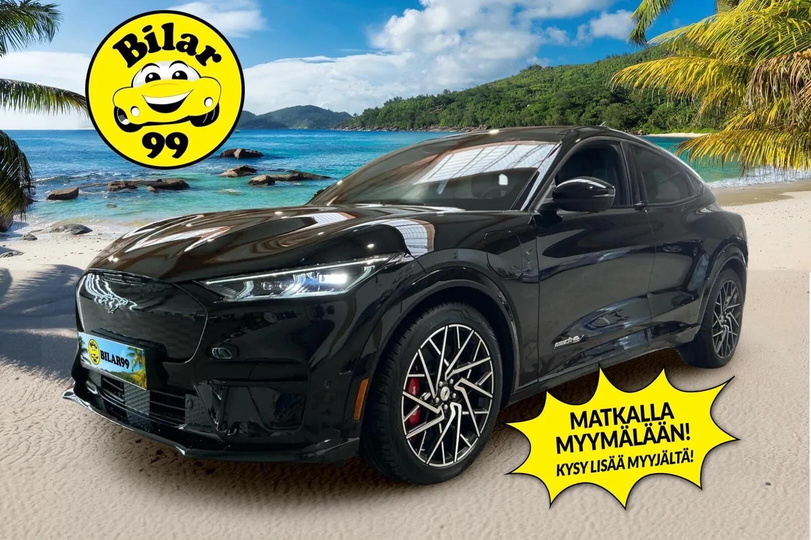 FORD MUSTANG MACH-E 2024 98kWh 487hv AWD GT 5-ovinen - Ennakkomyynnissä | ACC | B&O | Muistipenkki | 360 kamera | Navi | Panorama