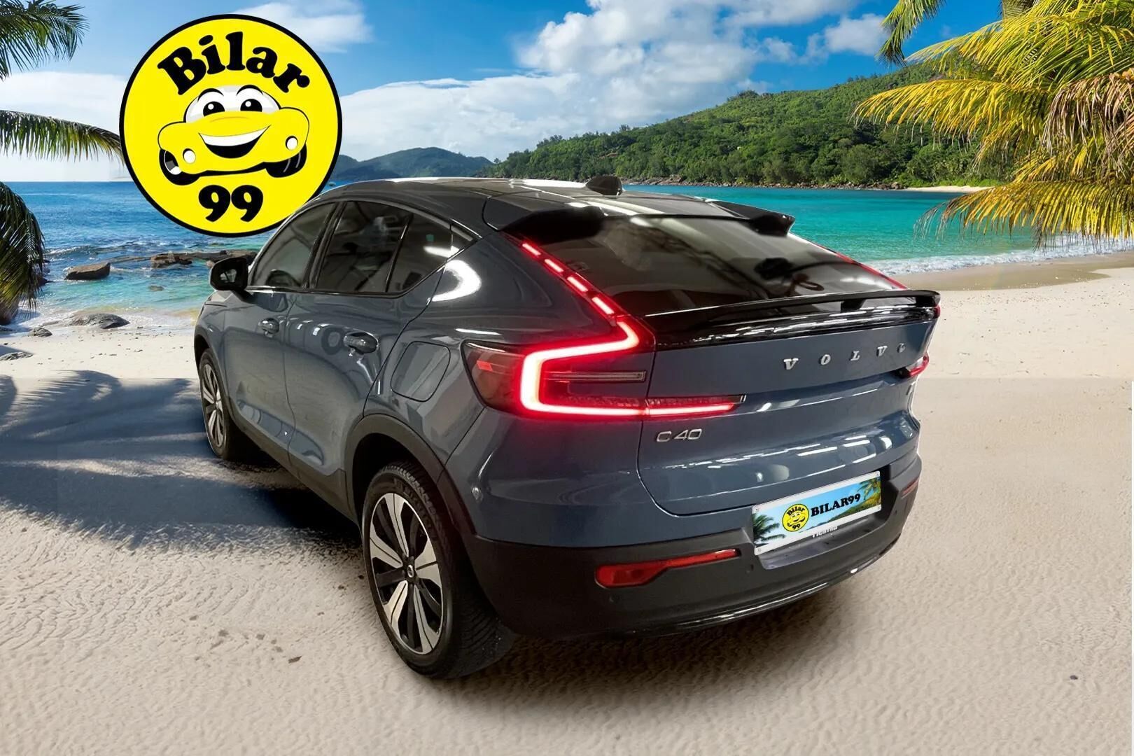 Volvo C40 2023 Recharge Twin Plus aut ** Panorama / Muistipenkki / Lämpöpumppu / P-Kamera ** - Vetokoukku / Adapt.vakkari / Pixel LED