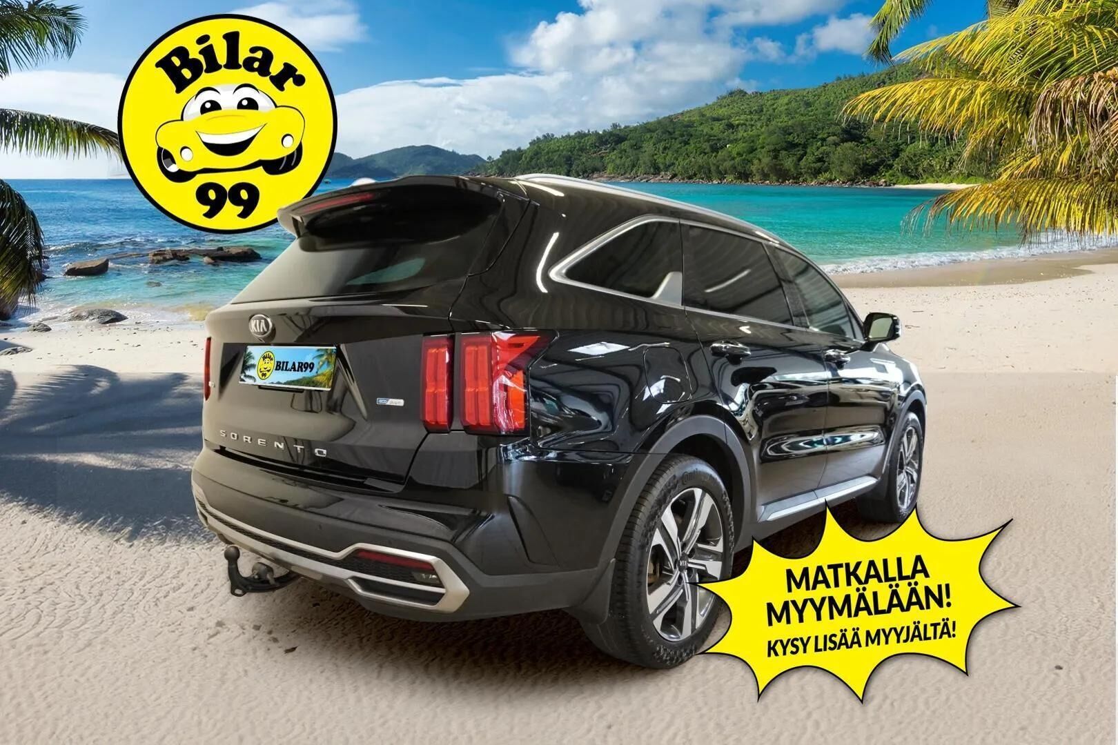 KIA SORENTO 2021 1,6 T-GDI Plug-in Hybrid AWD Business Premium AT 7P ** Vetokoukku / Nahat / ACC / P-Kamera / TULOSSA ** - 3,99 % KORKOTARJOUS TÄHÄN AUTOON - Merkkihuollettu / 2x vanteet